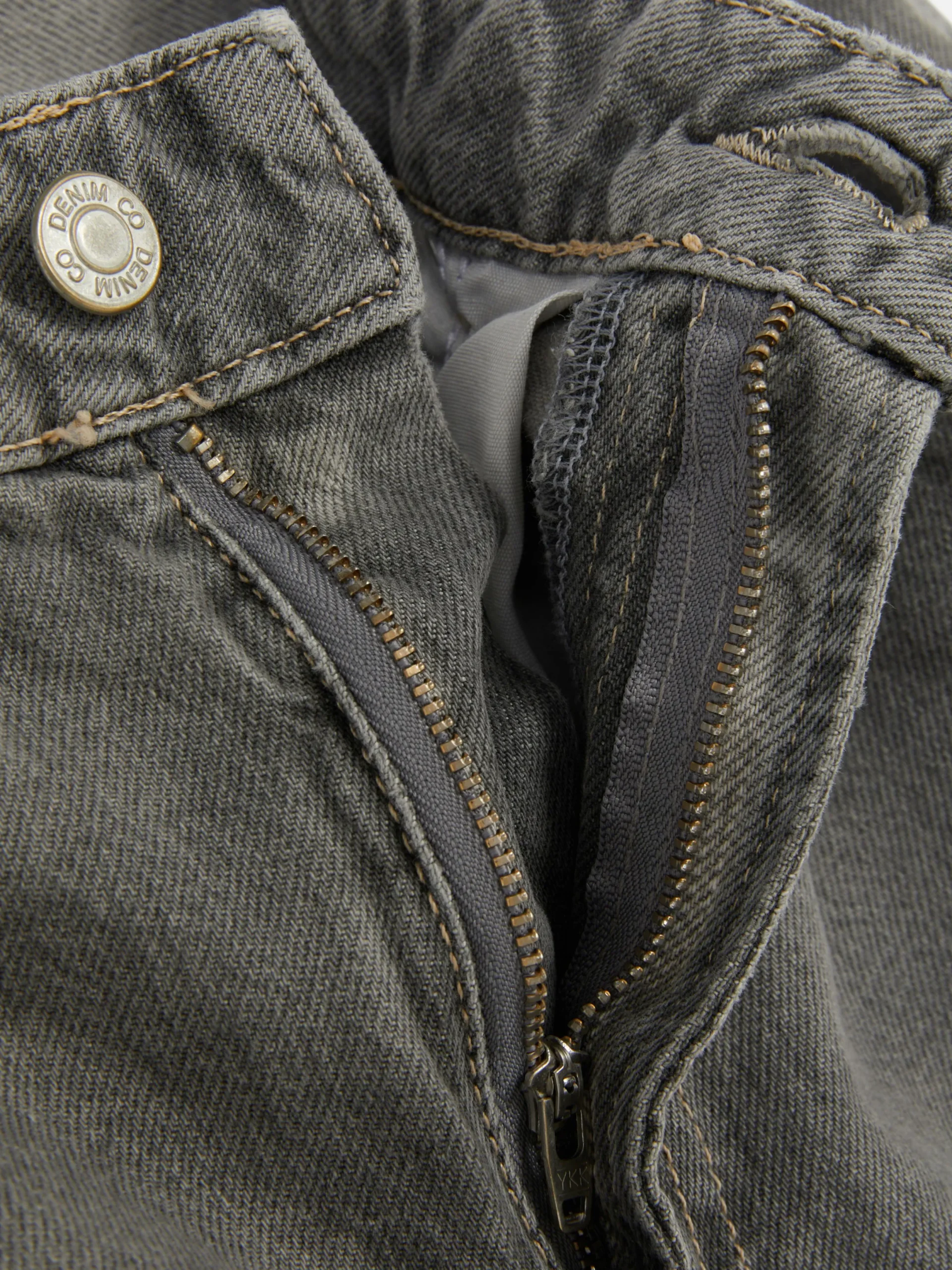Jean|Primark Jean Barrel Gris