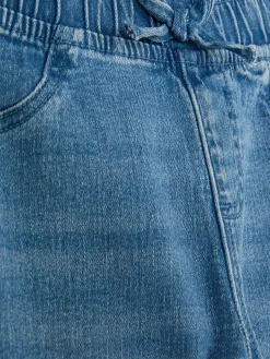 Pantalons Et Leggings|Primark Jean Denim à Revers Bleu moyen