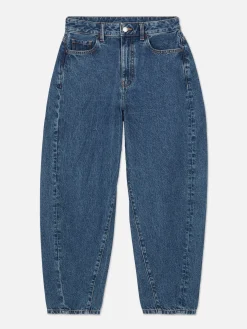 Denim|Jean|Primark Jean Denim Coupe Barrel Bleu moyen