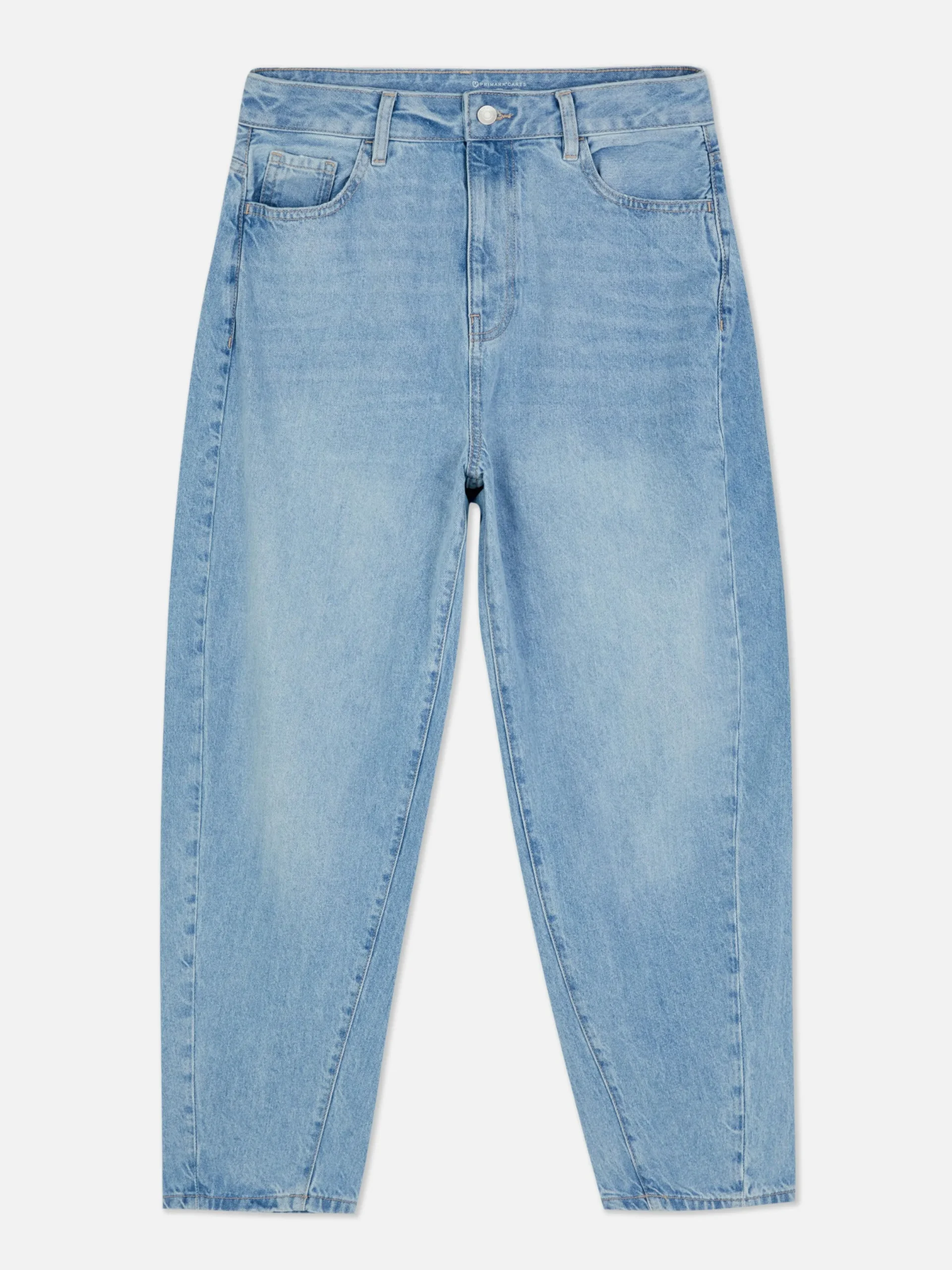 Denim|Jean|Primark Jean Denim Coupe Barrel Bleu clair