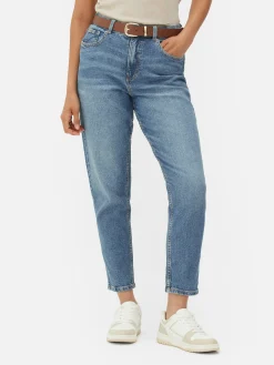 Denim|Jean|Primark Jean Denim Coupe Mom Bleu moyen