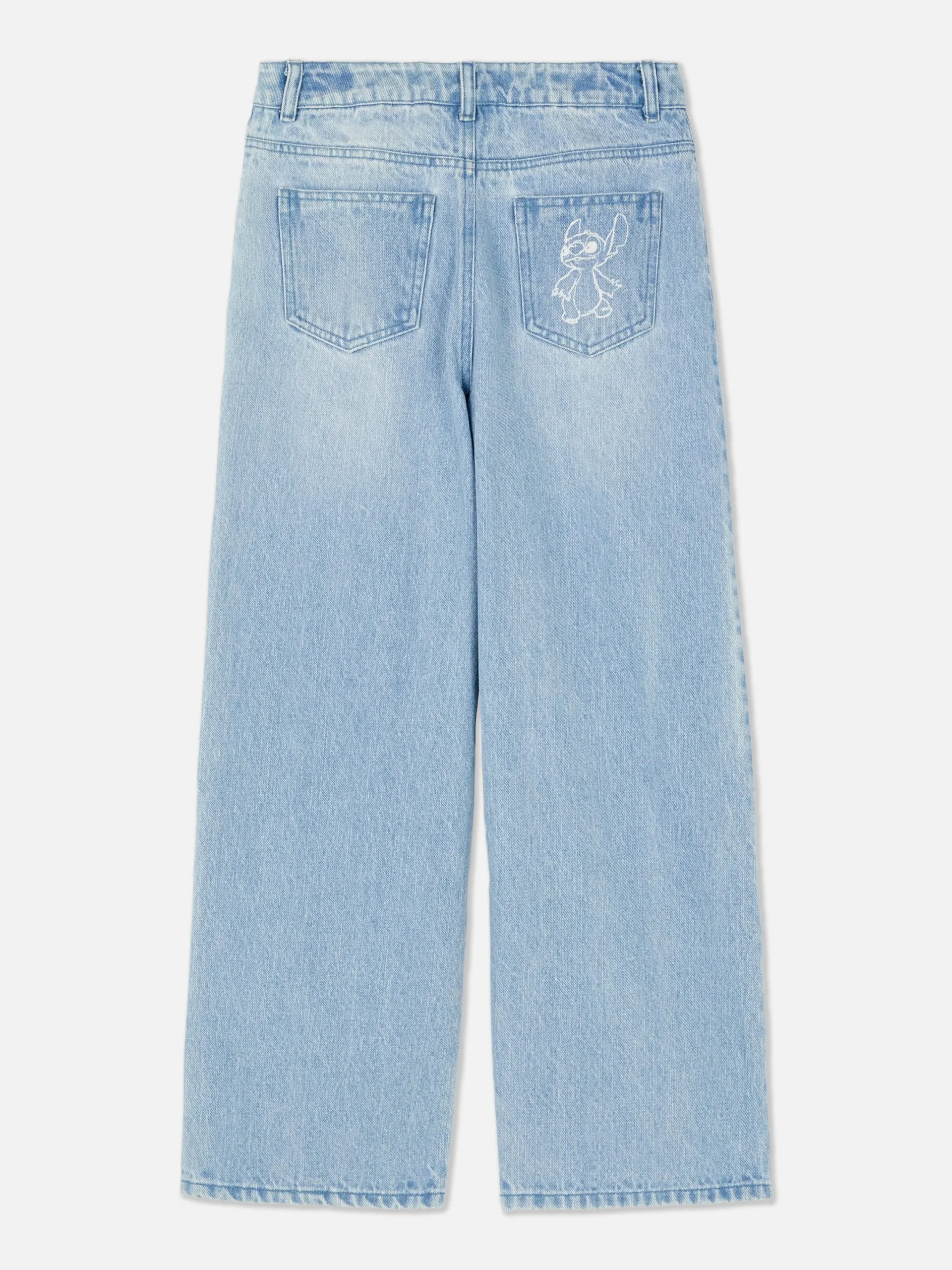 Jean|Primark Jean Denim Disney Stitch Bleu