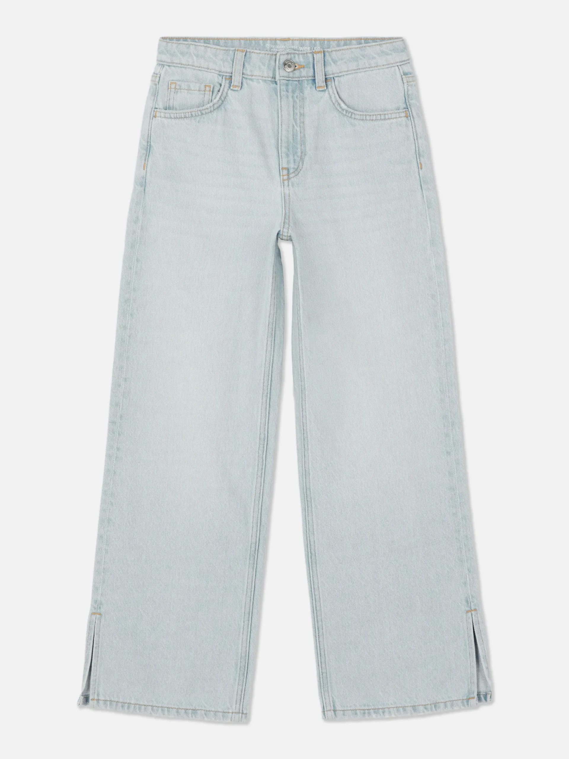 Jean|Primark Jean Denim Large Fendu Bleu clair
