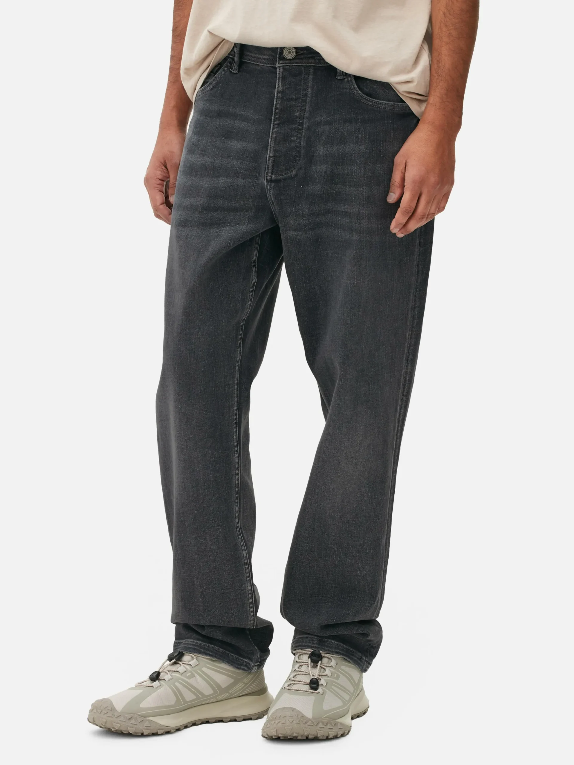 Jean|Primark Jean Droit Gris