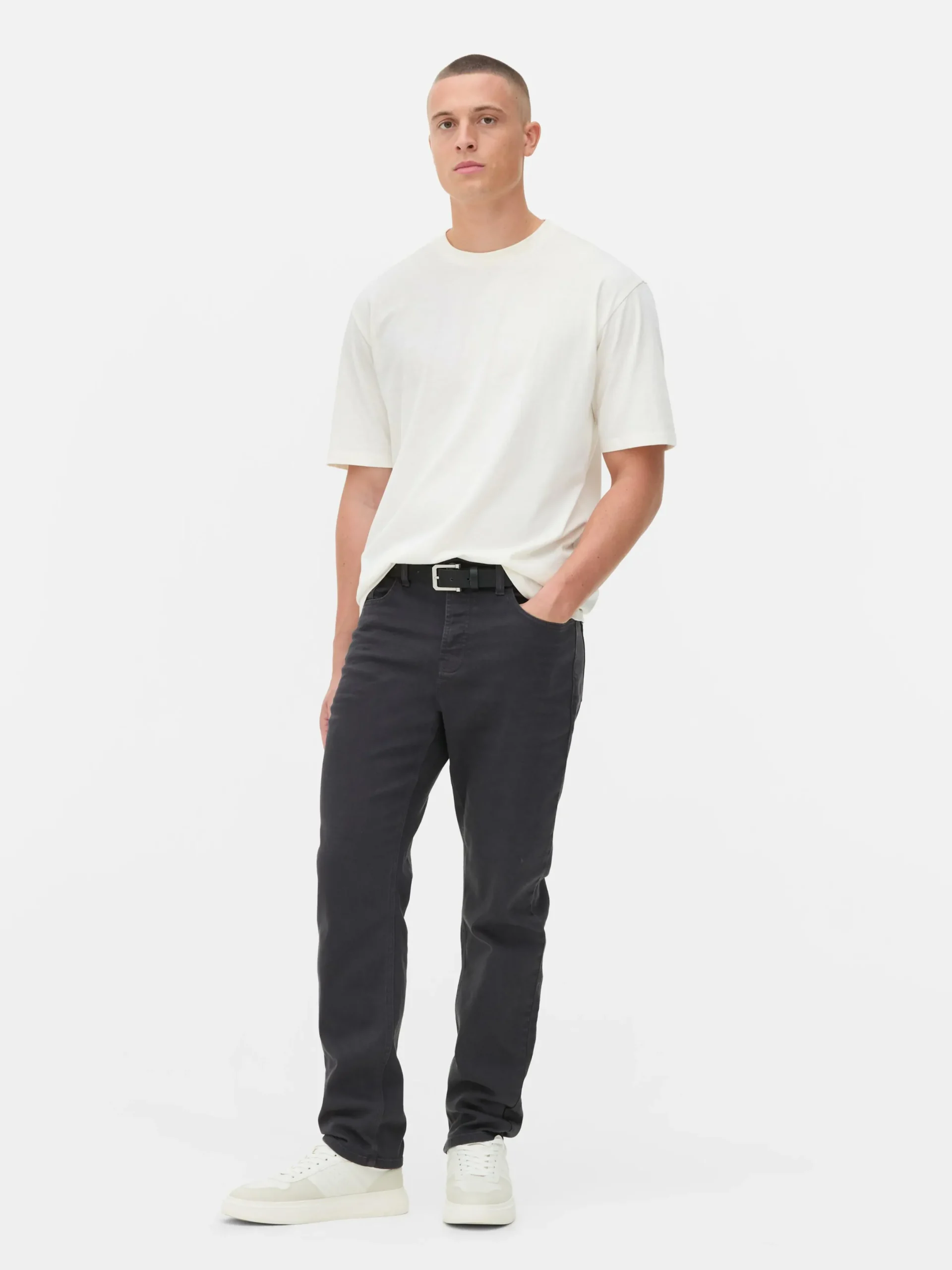 Jean|Primark Jean Droit Gris