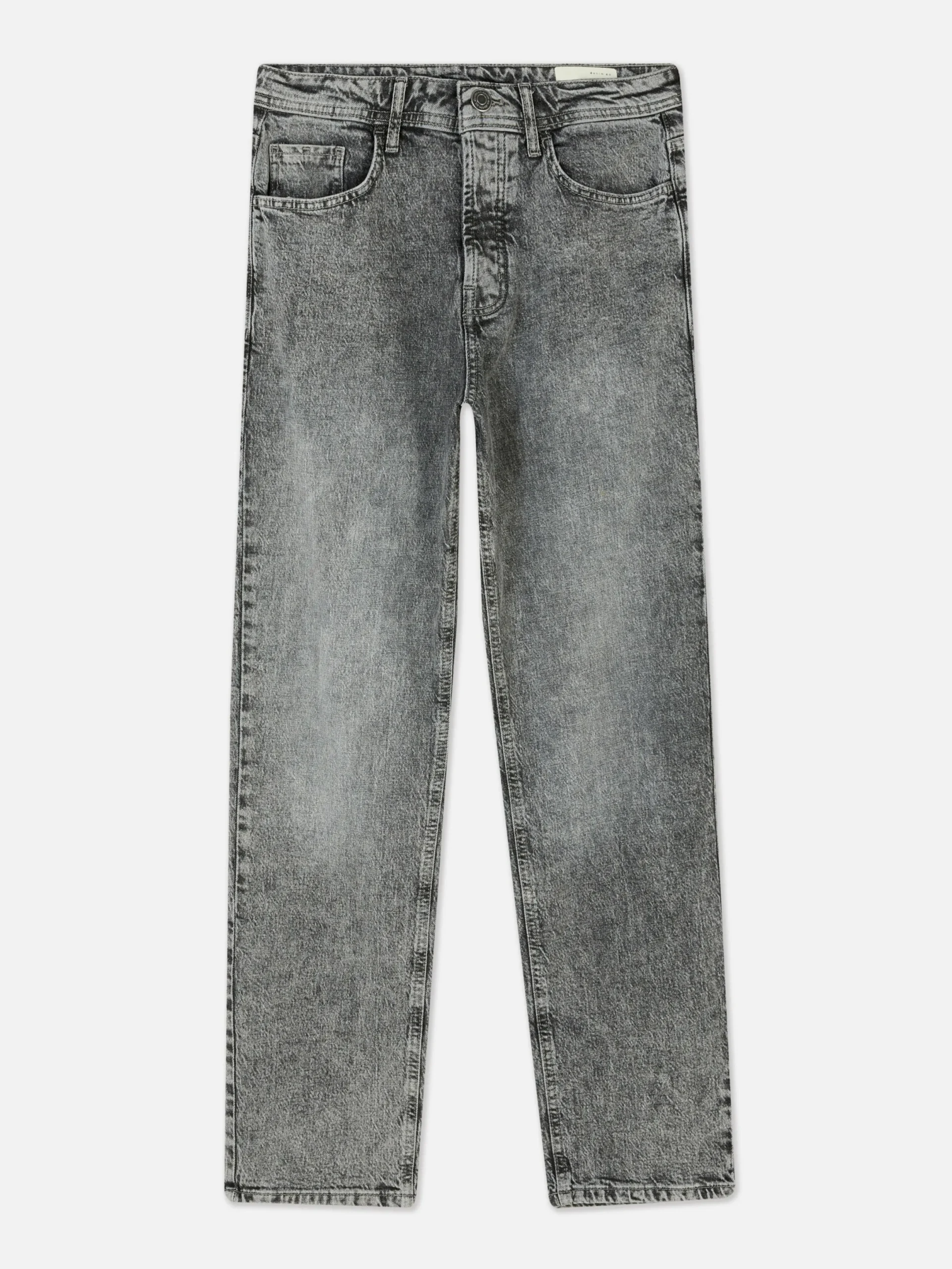 Jean|Primark Jean Droit Décontracté Gris
