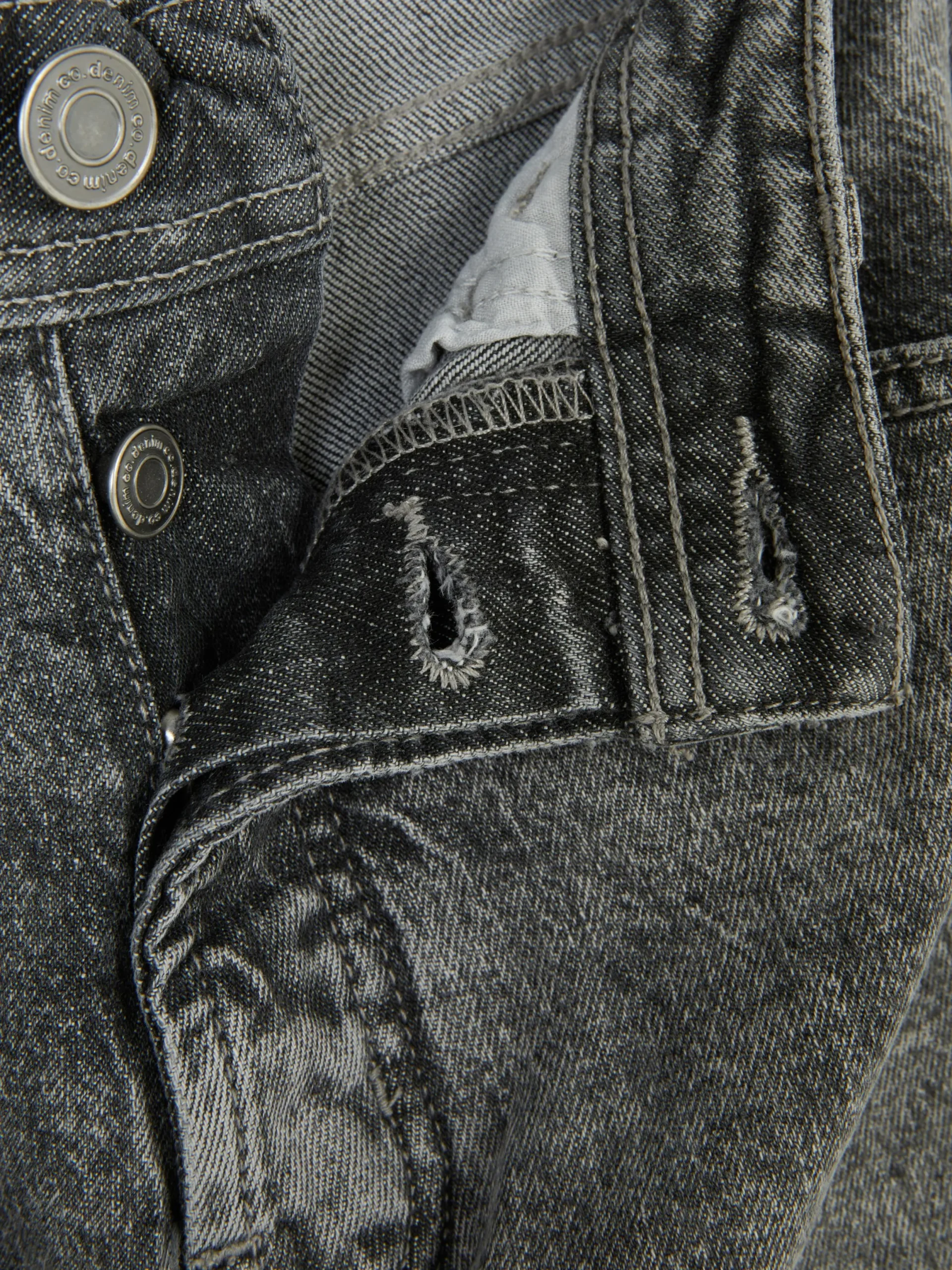 Jean|Primark Jean Droit Décontracté Gris