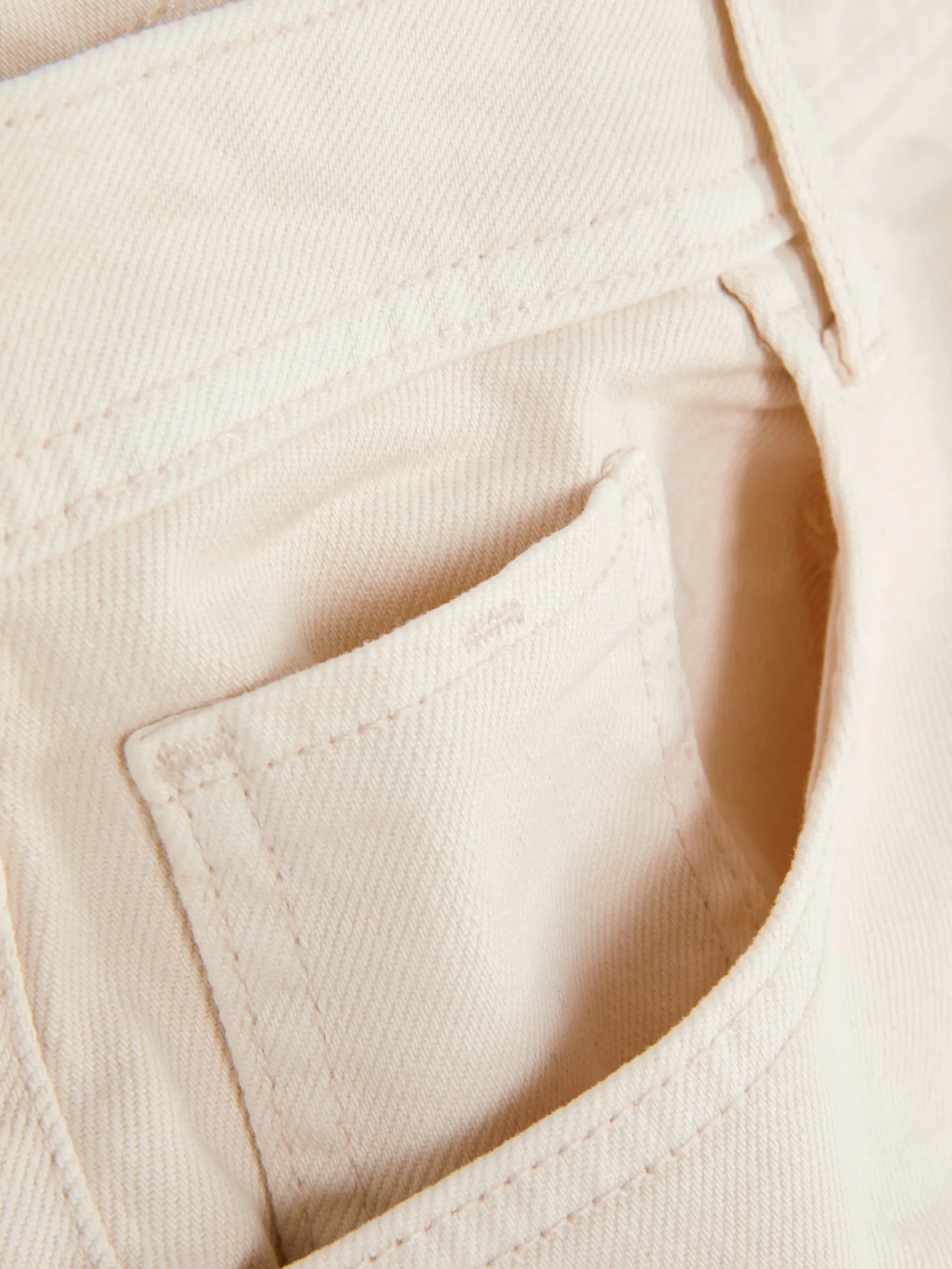 Jean|Primark Jean Droit Décontracté Écru