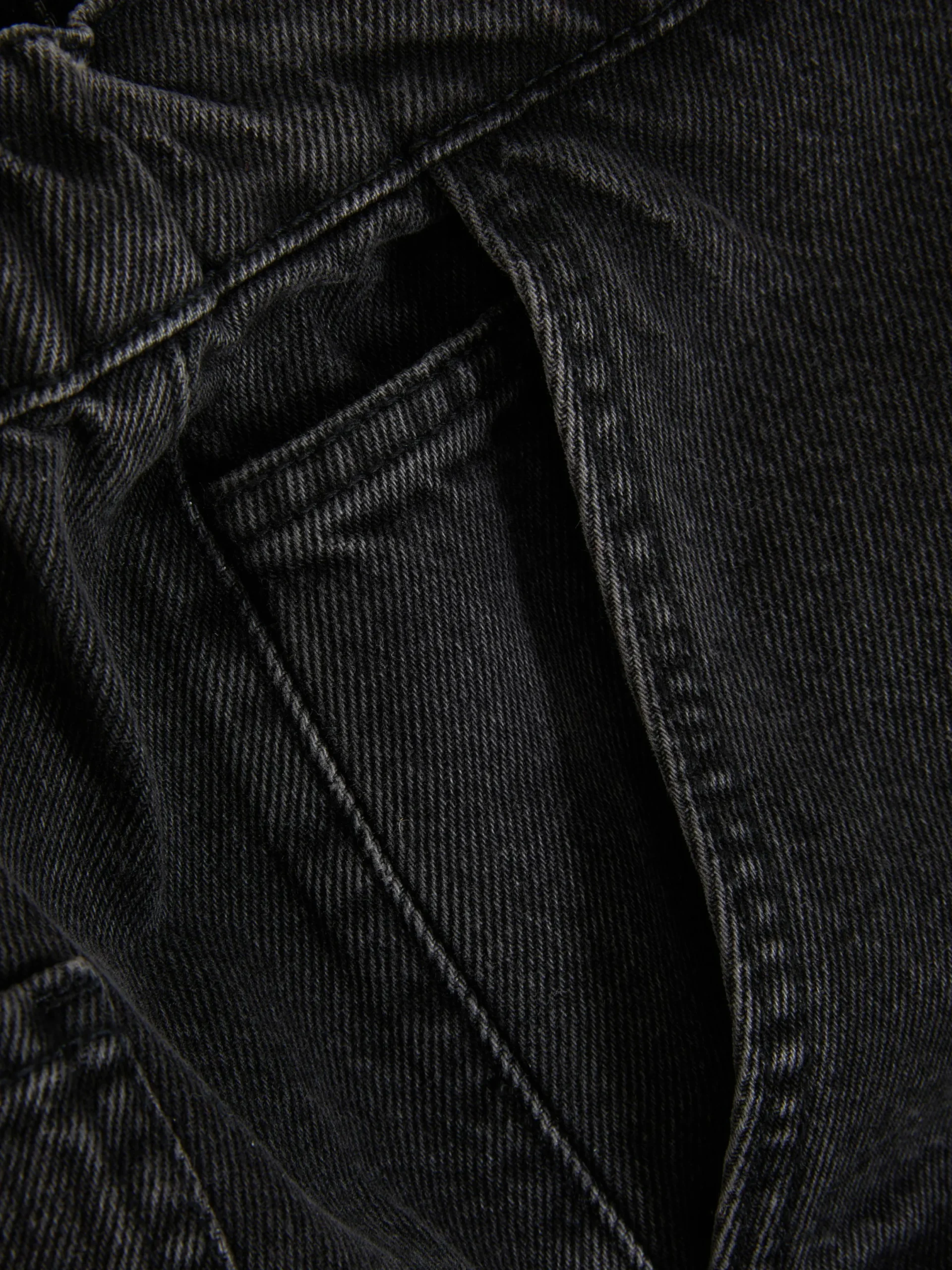 Denim|Jean|Primark Jean Large élastiqué Noir discret