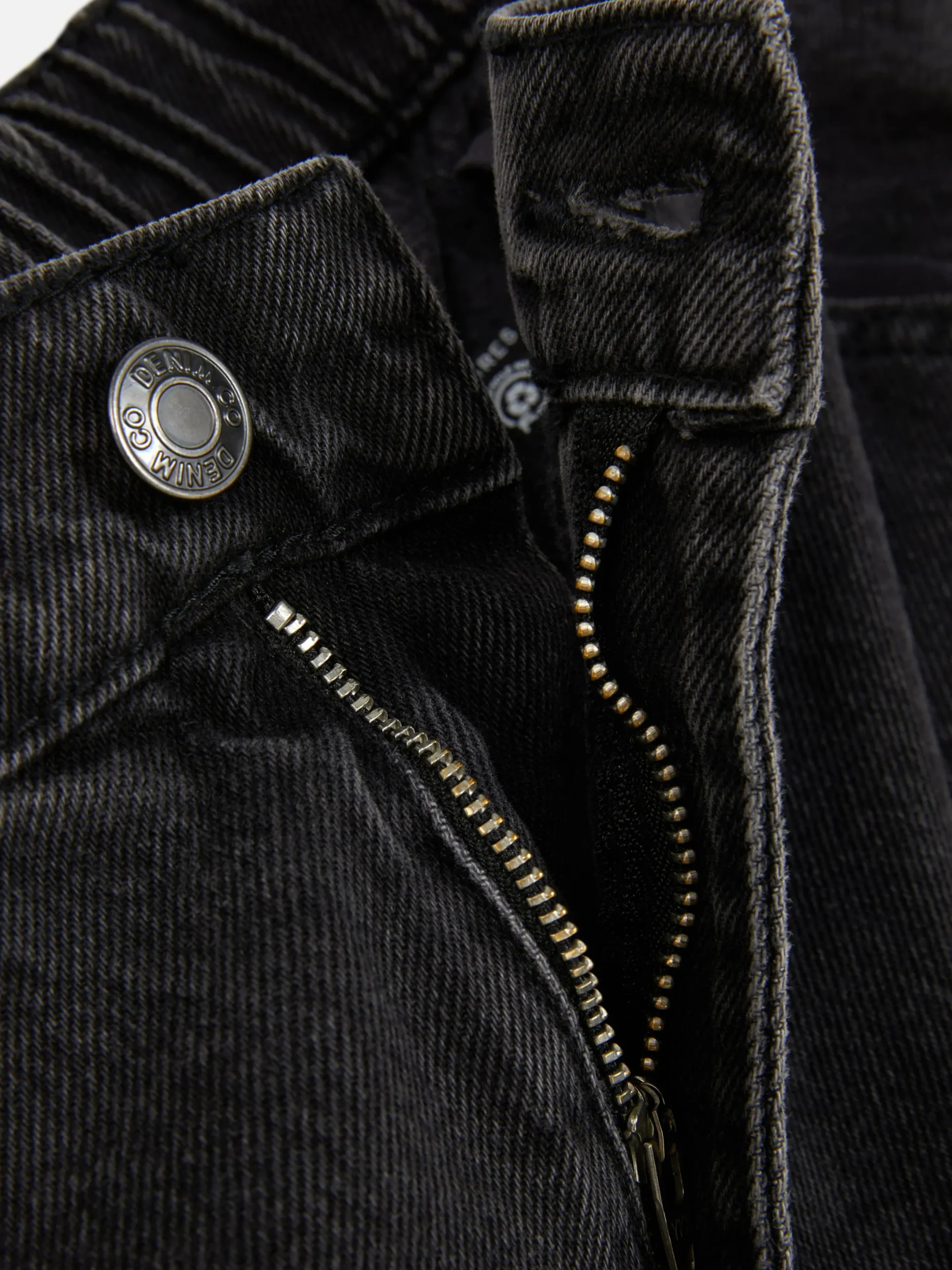 Denim|Jean|Primark Jean Large élastiqué Noir discret