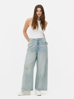 Jean|Primark Jean Skater Effet Légèrement Vieilli Bleu