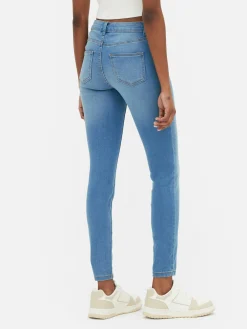 Denim|Jean|Primark Jean Skinny Taille Mi-haute Essential Bleu moyen