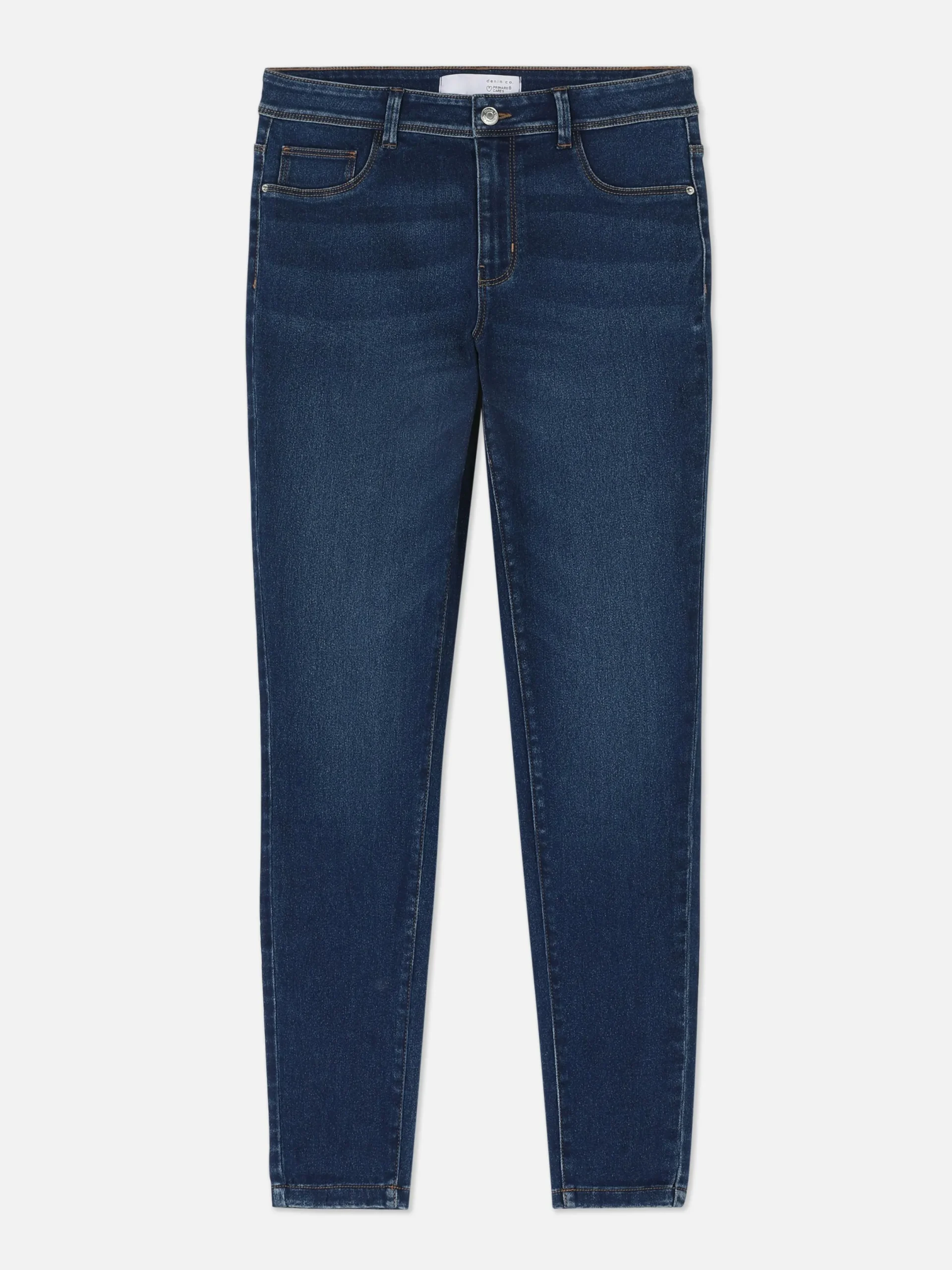 Denim|Jean|Primark Jean Skinny Taille Mi-haute Essential Bleu indigo