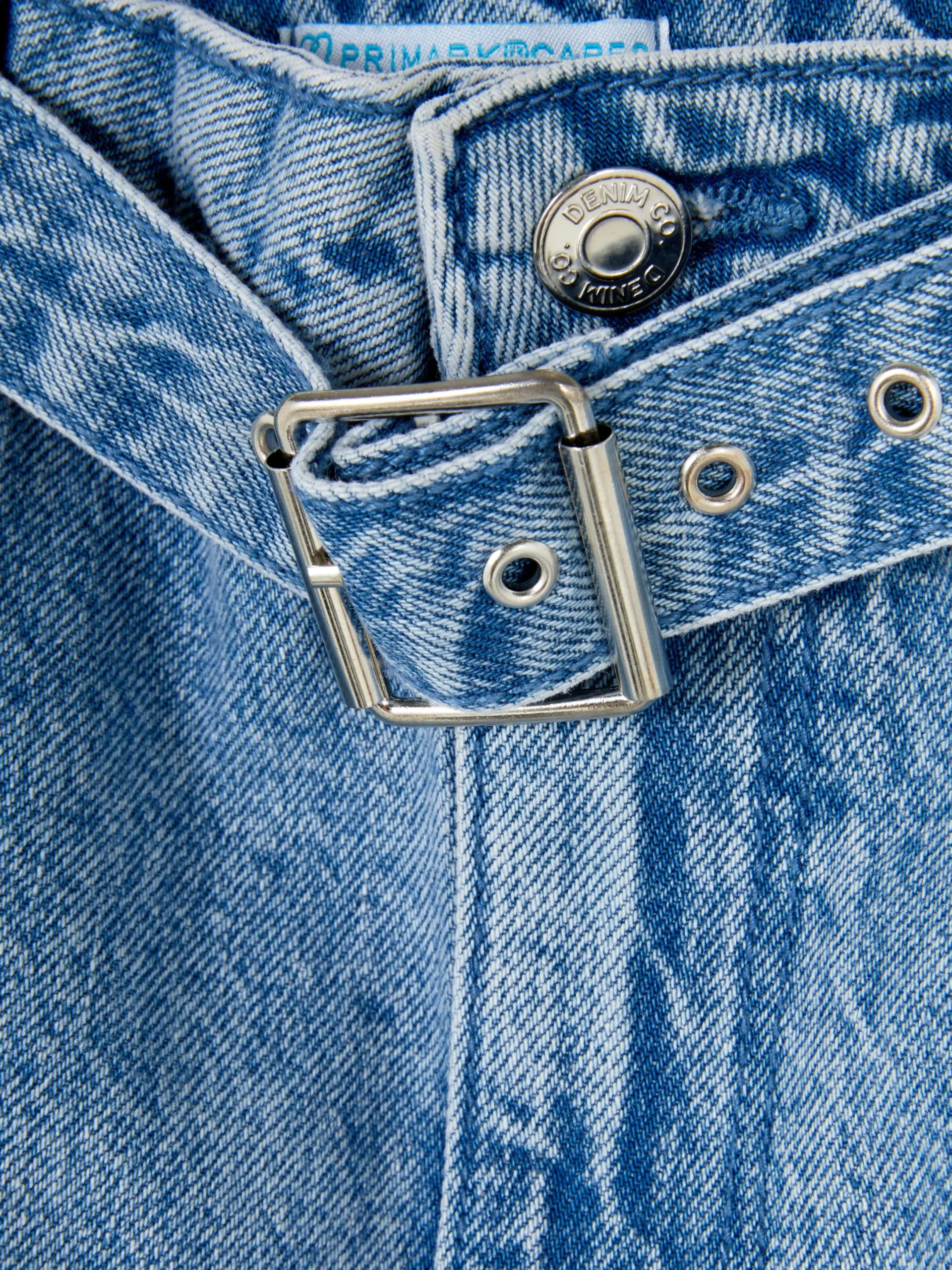 Jupes|Primark Jupe Cargo En Denim Bleu moyen
