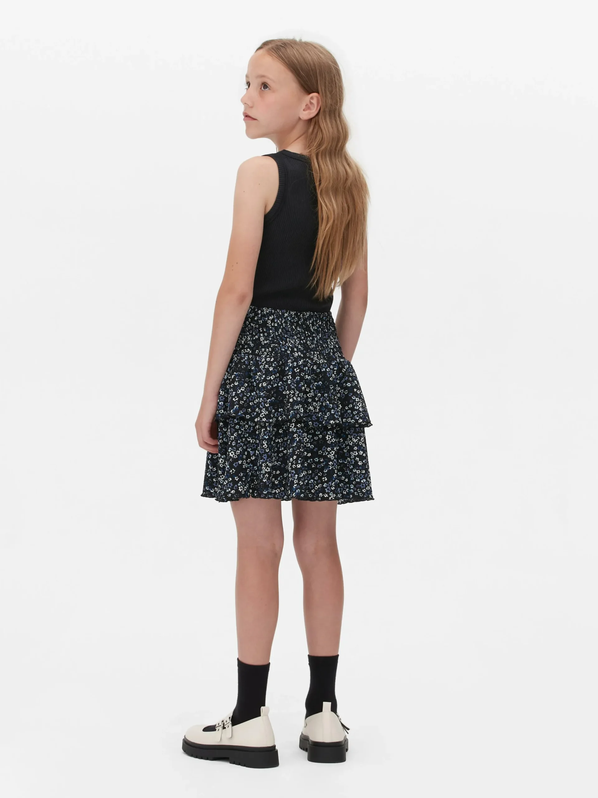 Jupes|Primark Jupe Florale à Superpositions Multicolore