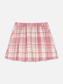 Jupes|Primark Jupe Plissée à Carreaux Rose