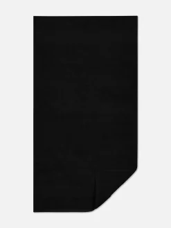 Serviettes|Primark Large Serviette De Bain Noir