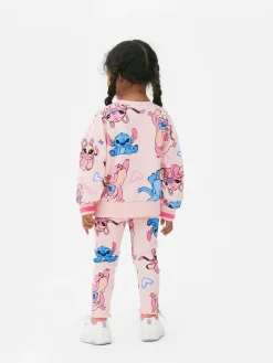 Bas De Jogging|Primark Legging à Coordonner Disney Lilo & Stitch Rose