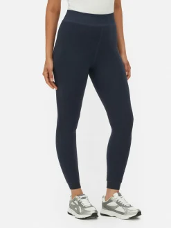 Collants|Denim|Primark Legging Effet Denim Doublé De Velours Duveteux Bleu marine