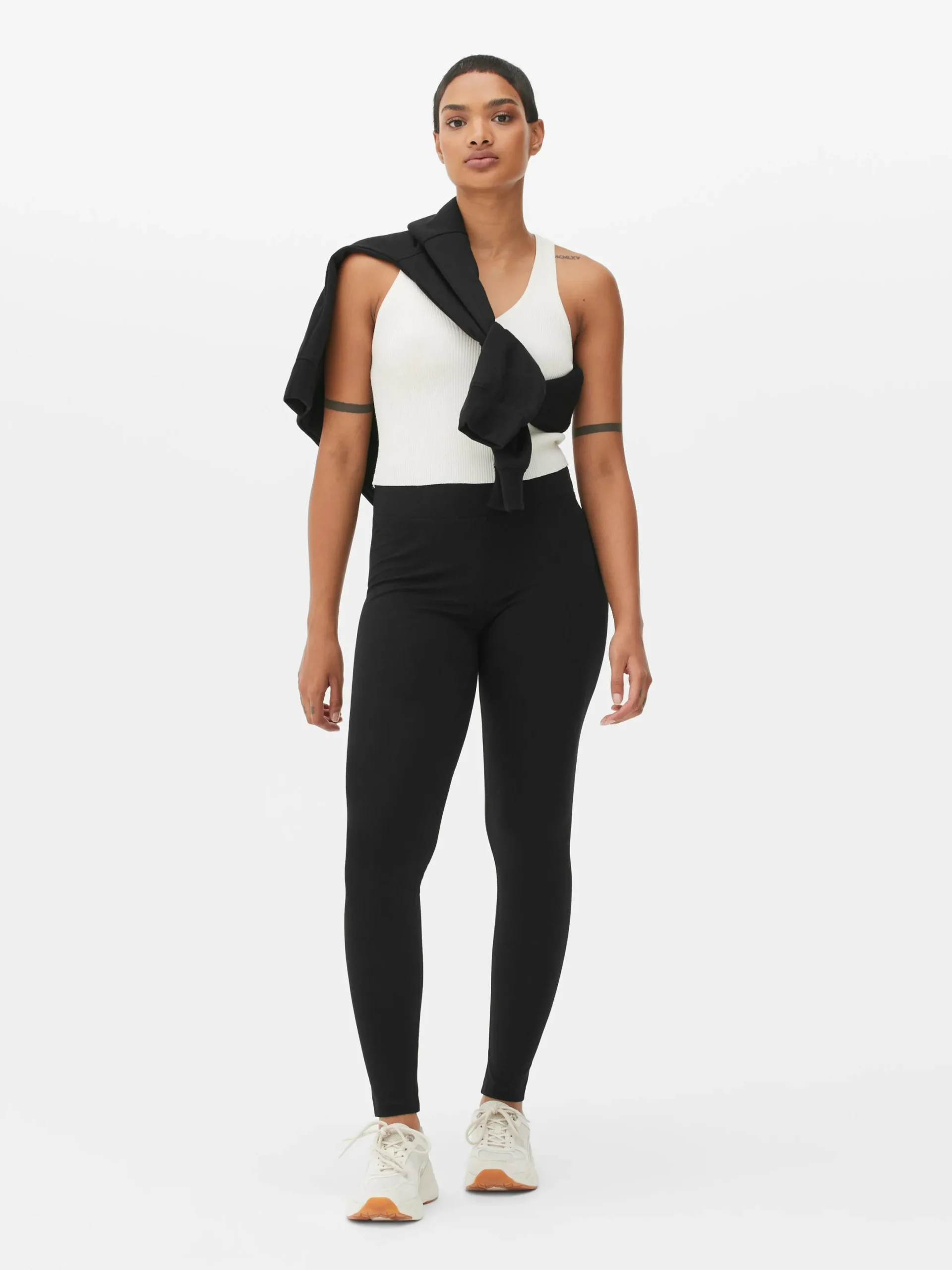 Pantalons Et Leggings|Primark Legging Taille Haute Noir
