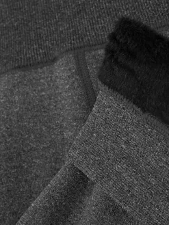 Sous-Vêtement|Primark Legging Thermique Doublé En Molleton Anthracite