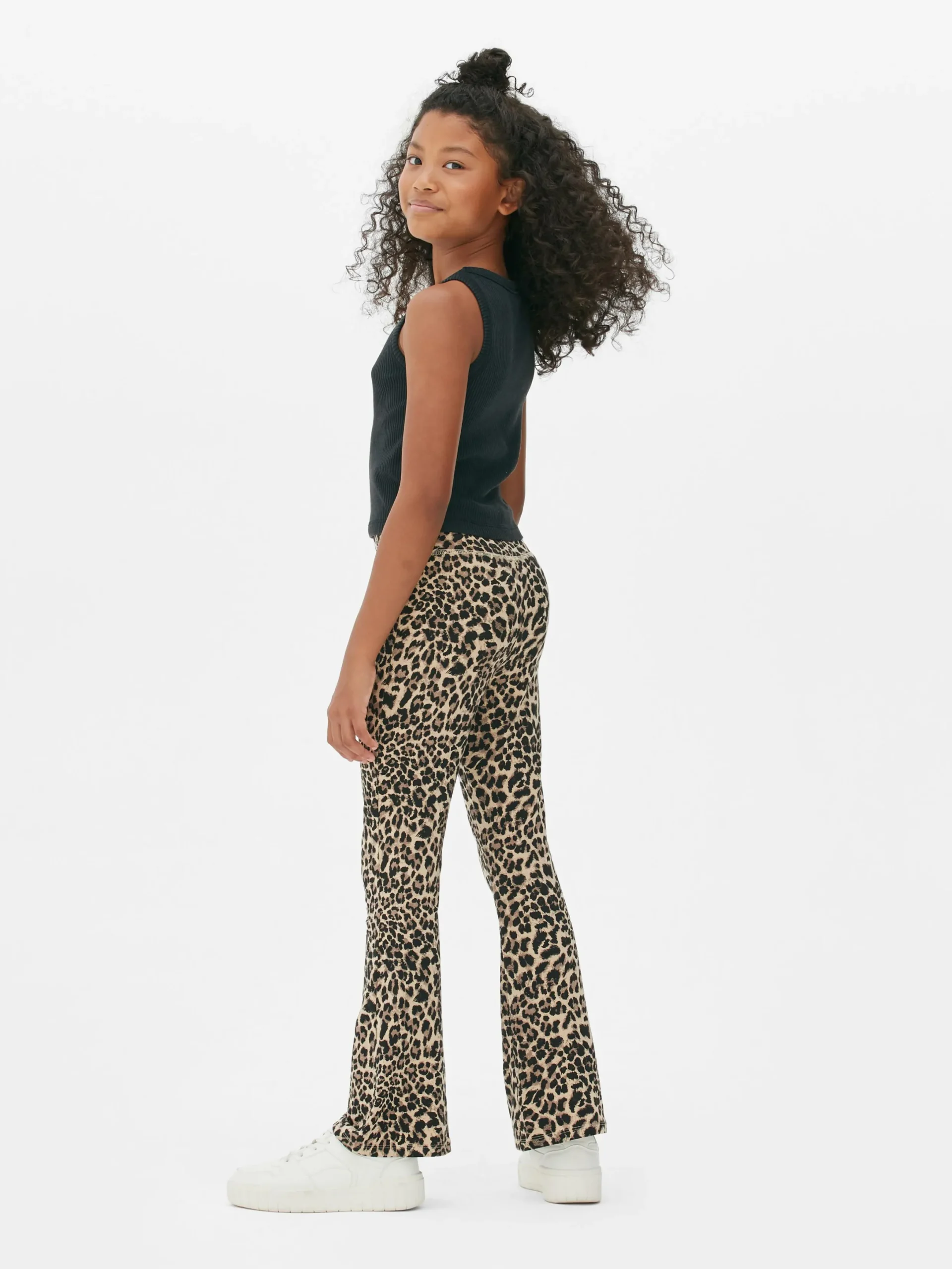 Pantalons Et Leggings|Primark Legging évasé à Imprimé Léopard Multicolore