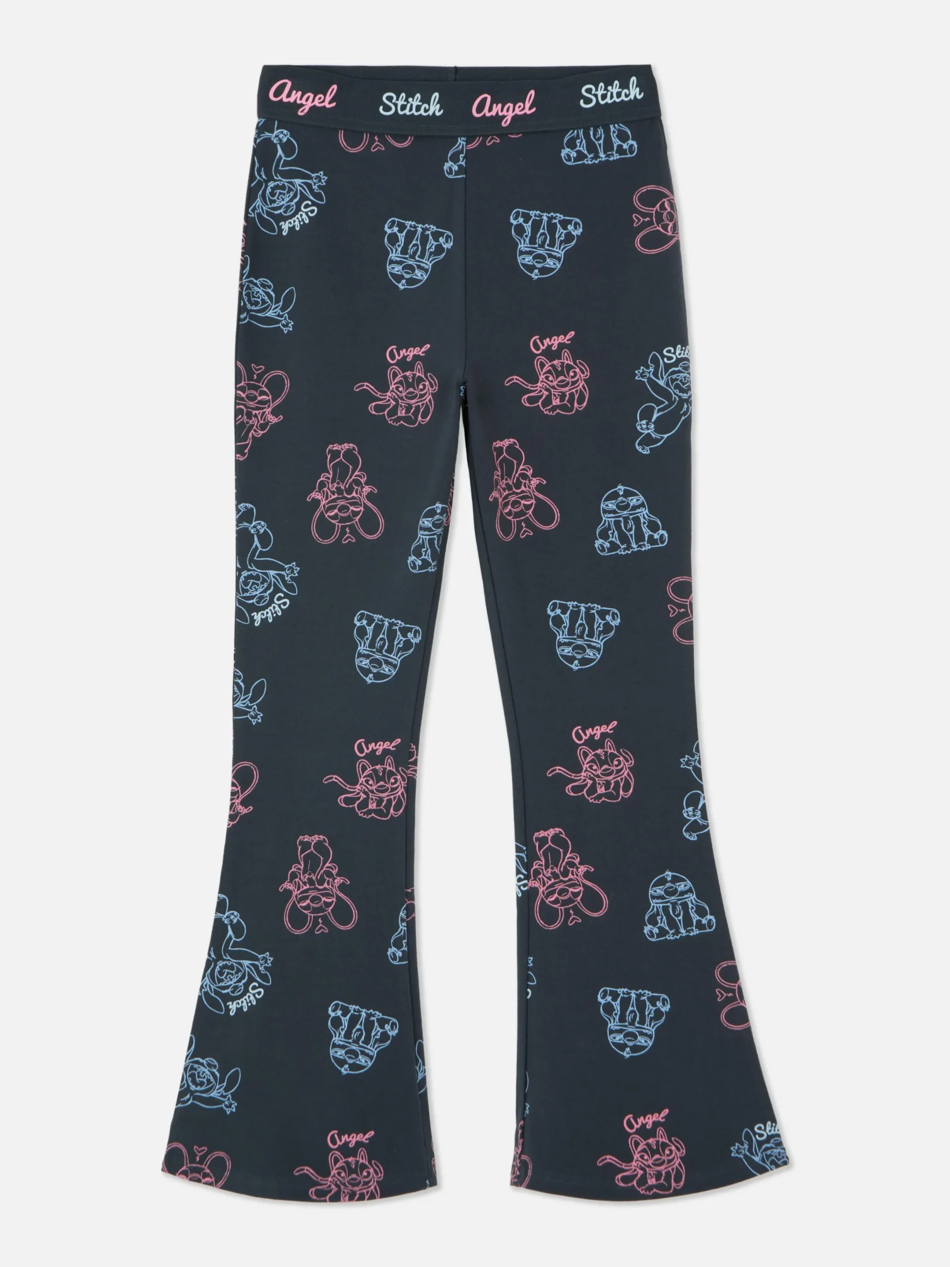 Bas De Jogging|Primark Legging évasé Disney Lilo & Stitch Anthracite