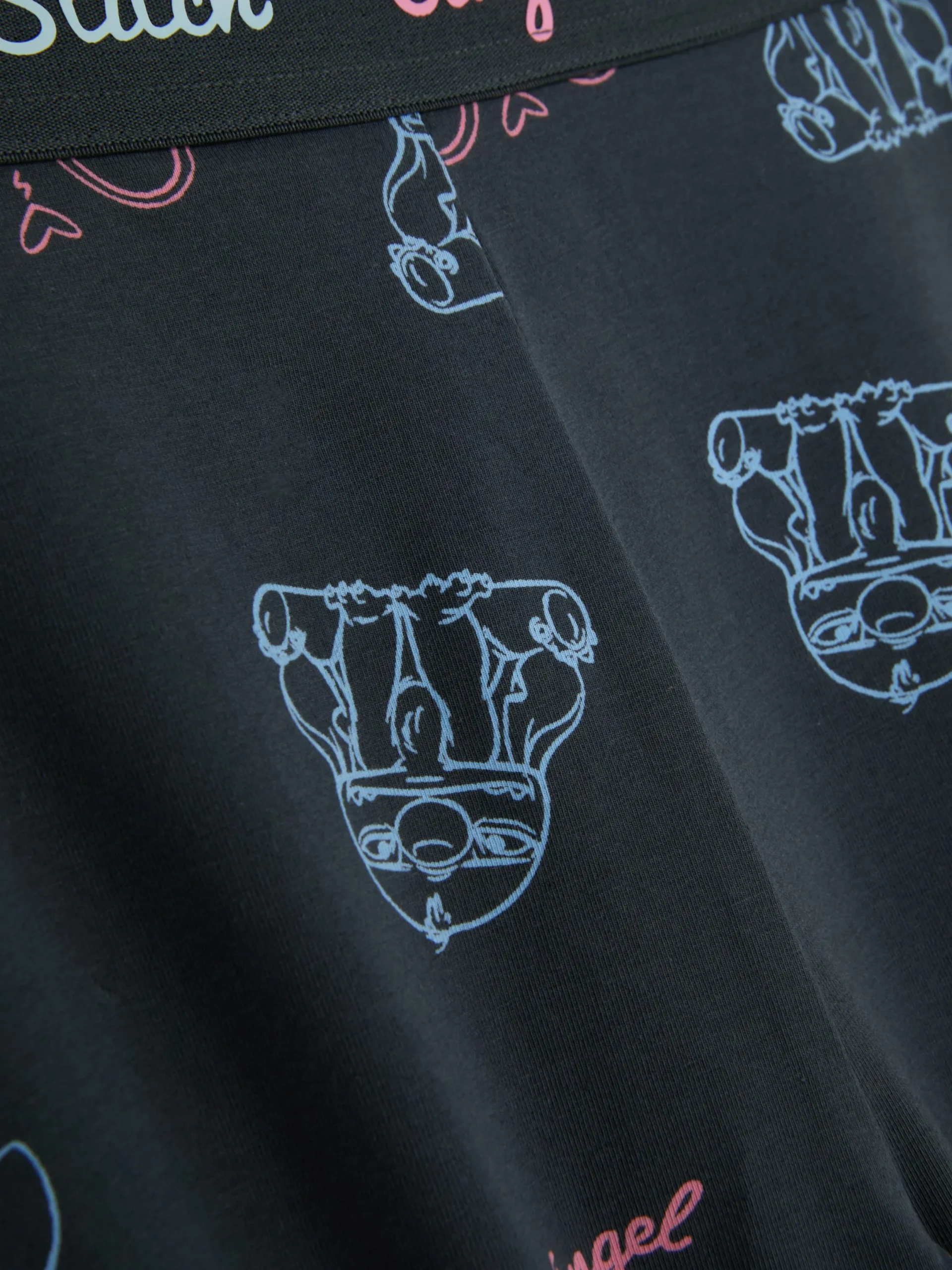 Bas De Jogging|Primark Legging évasé Disney Lilo & Stitch Anthracite