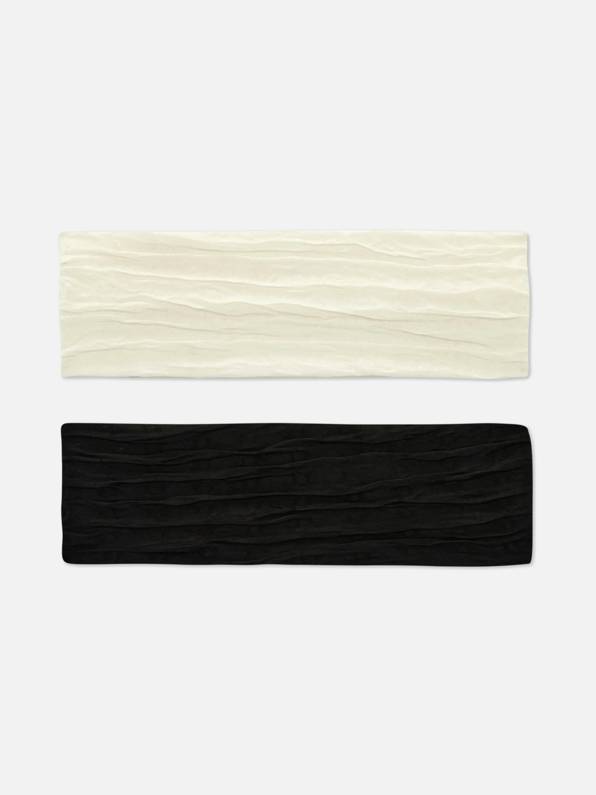 Accessoires Cheveux|Primark Lot De 2 Bandeaux Larges Noir
