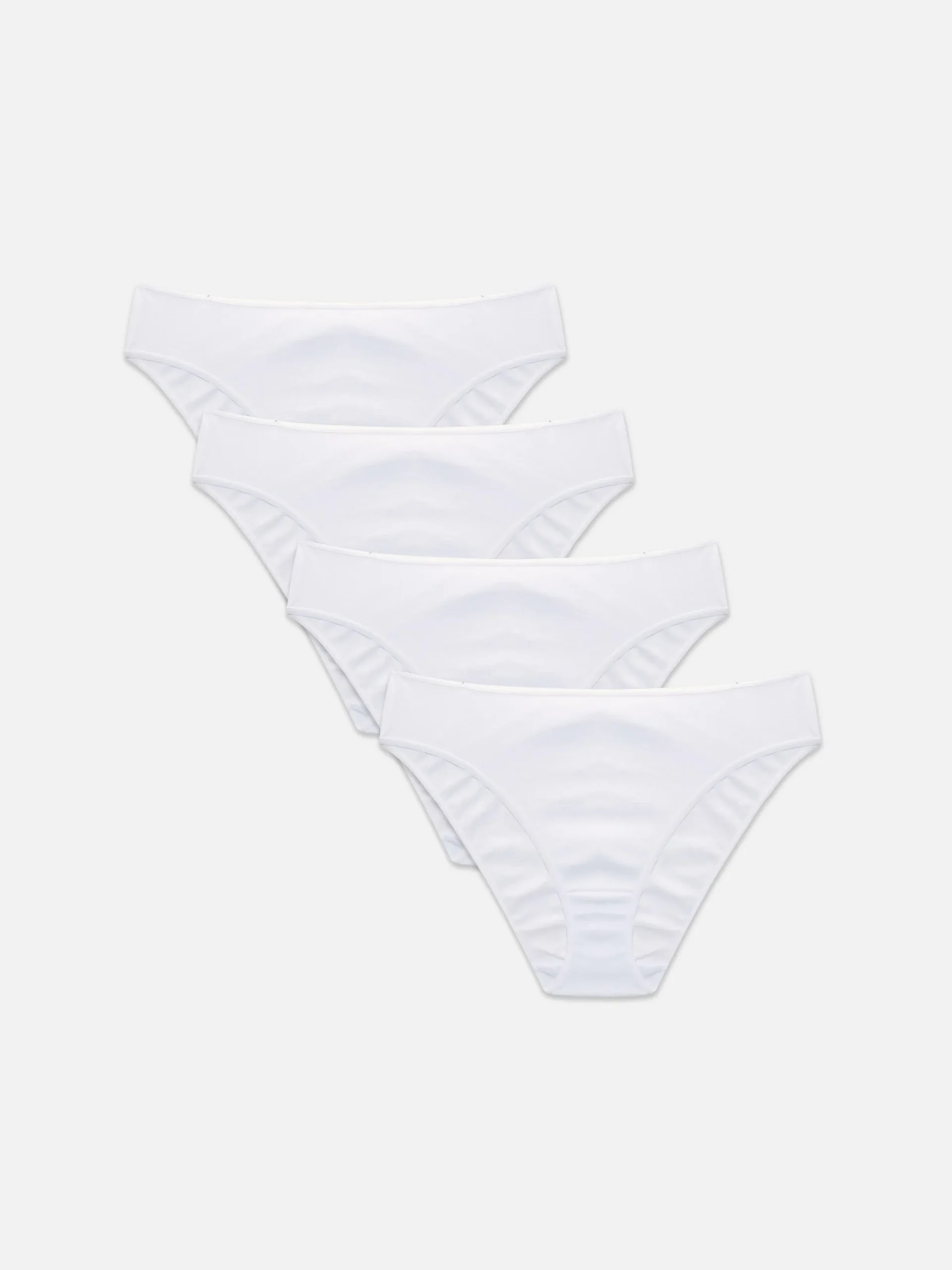 Culotte|Primark Lot De 4 Bas De Maillots De Bain Blanc
