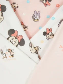 Bodies Et Debardeurs|Primark Lot De 5 Bodys Disney Minnie Mouse Et Daisy Duck Rose