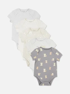 Bodies Et Debardeurs|Primark Lot De 5 Bodys Essential Multicolore