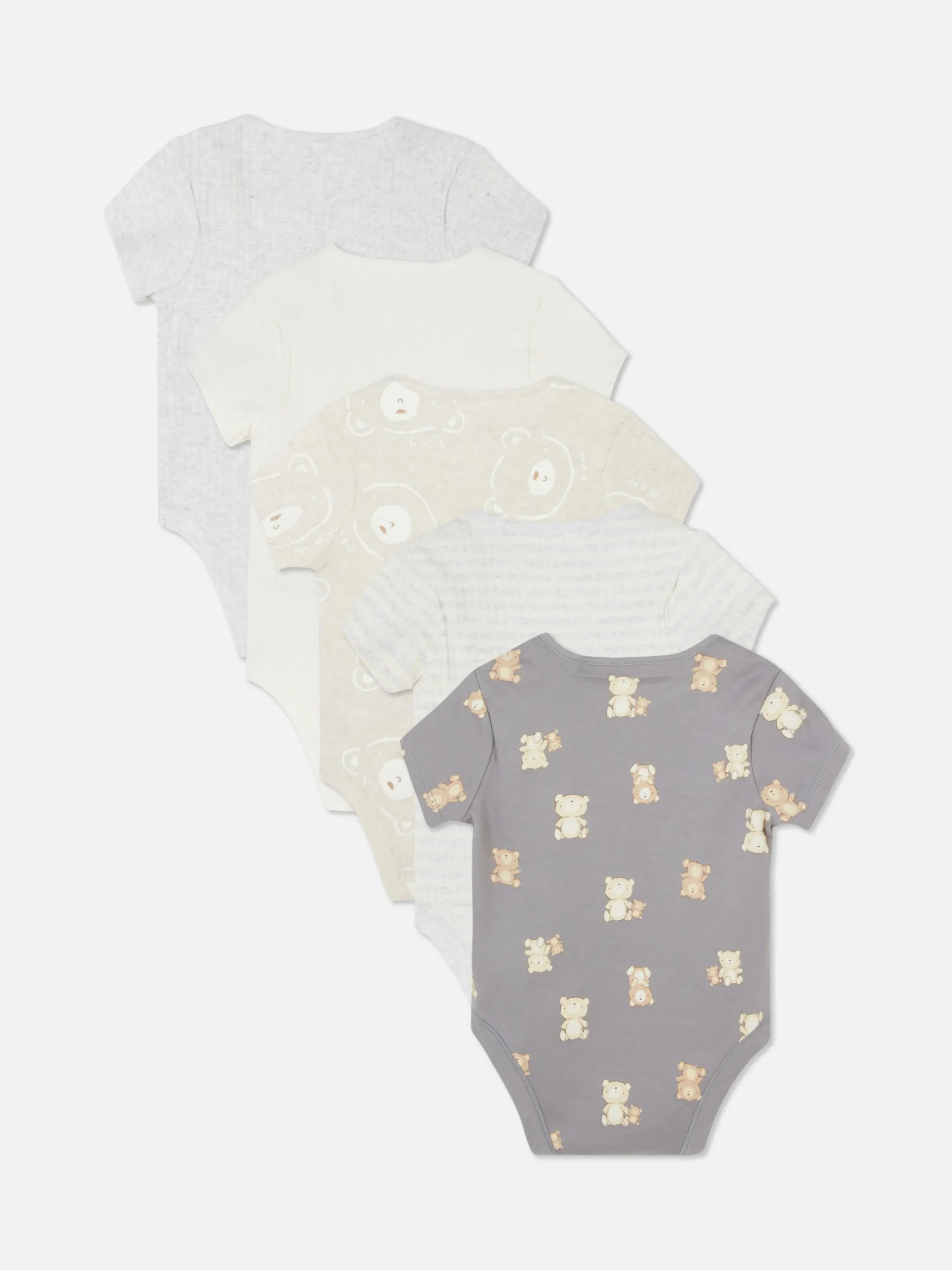 Bodies Et Debardeurs|Primark Lot De 5 Bodys Essential Multicolore