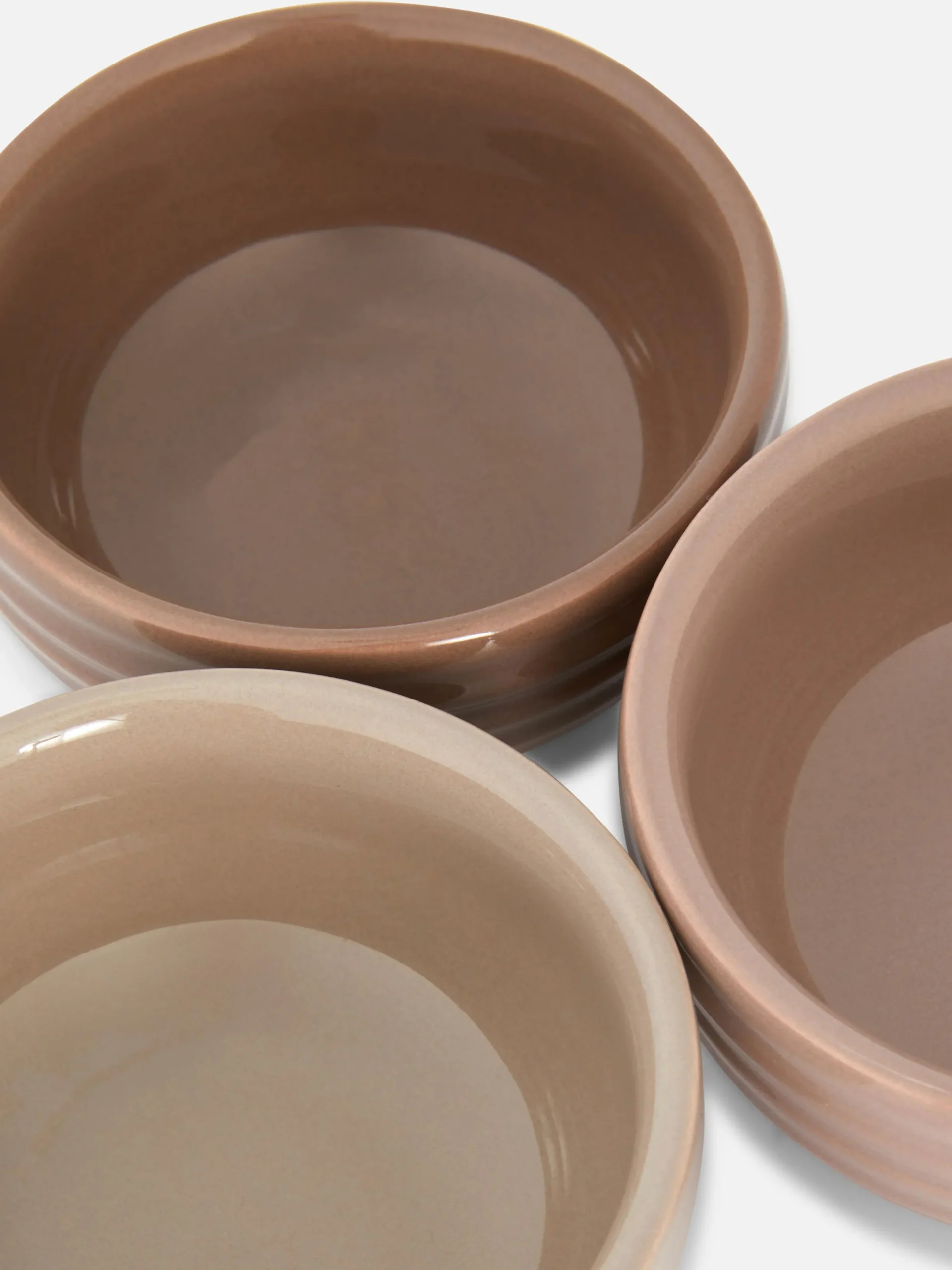 Assiettes, Bols Et Plats|Art De La Table|Primark Lot De 3 Bols émaillés Striés Nude