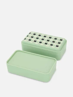 Ustensiles De Cuisine Et Pâtisserie|Primark Lot De 2 Boîtes à Déjeuner Imprimées Vert