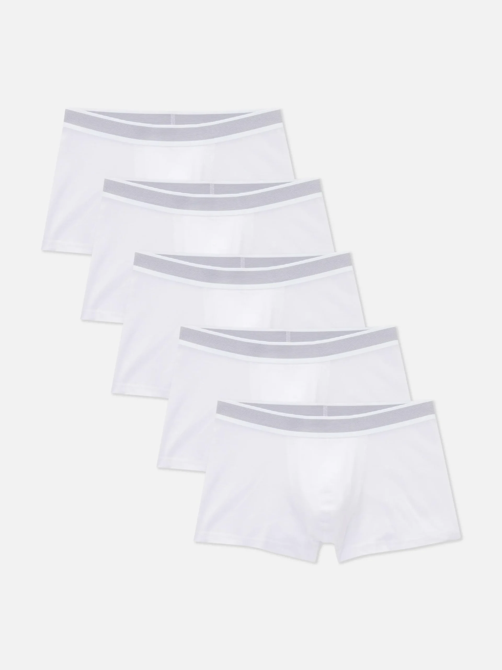 Sous-Vêtements|Primark Lot De 5 Boxers Blanc