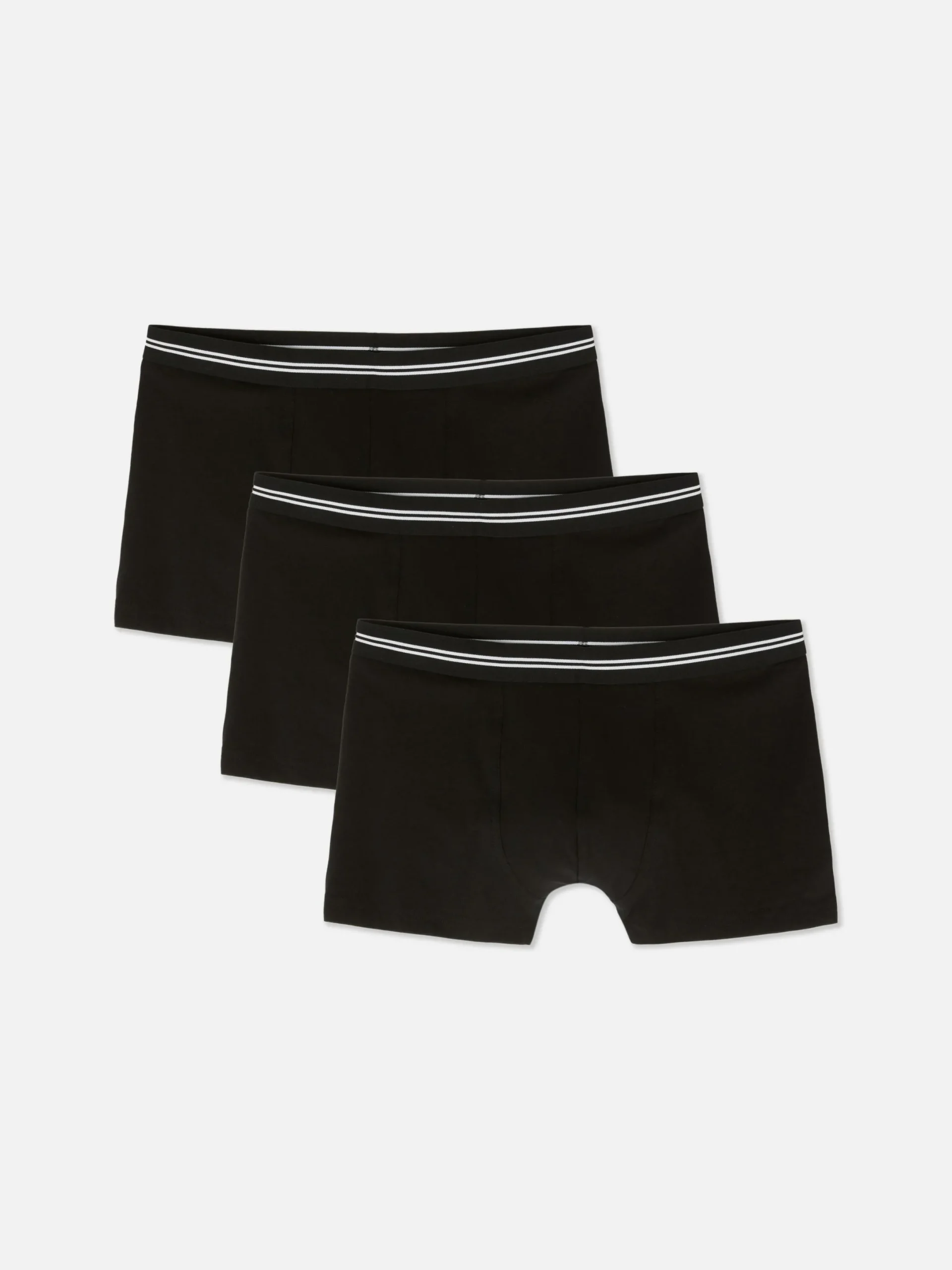 Sous-Vêtements|Primark Lot De 3 Boxers Essential Noir