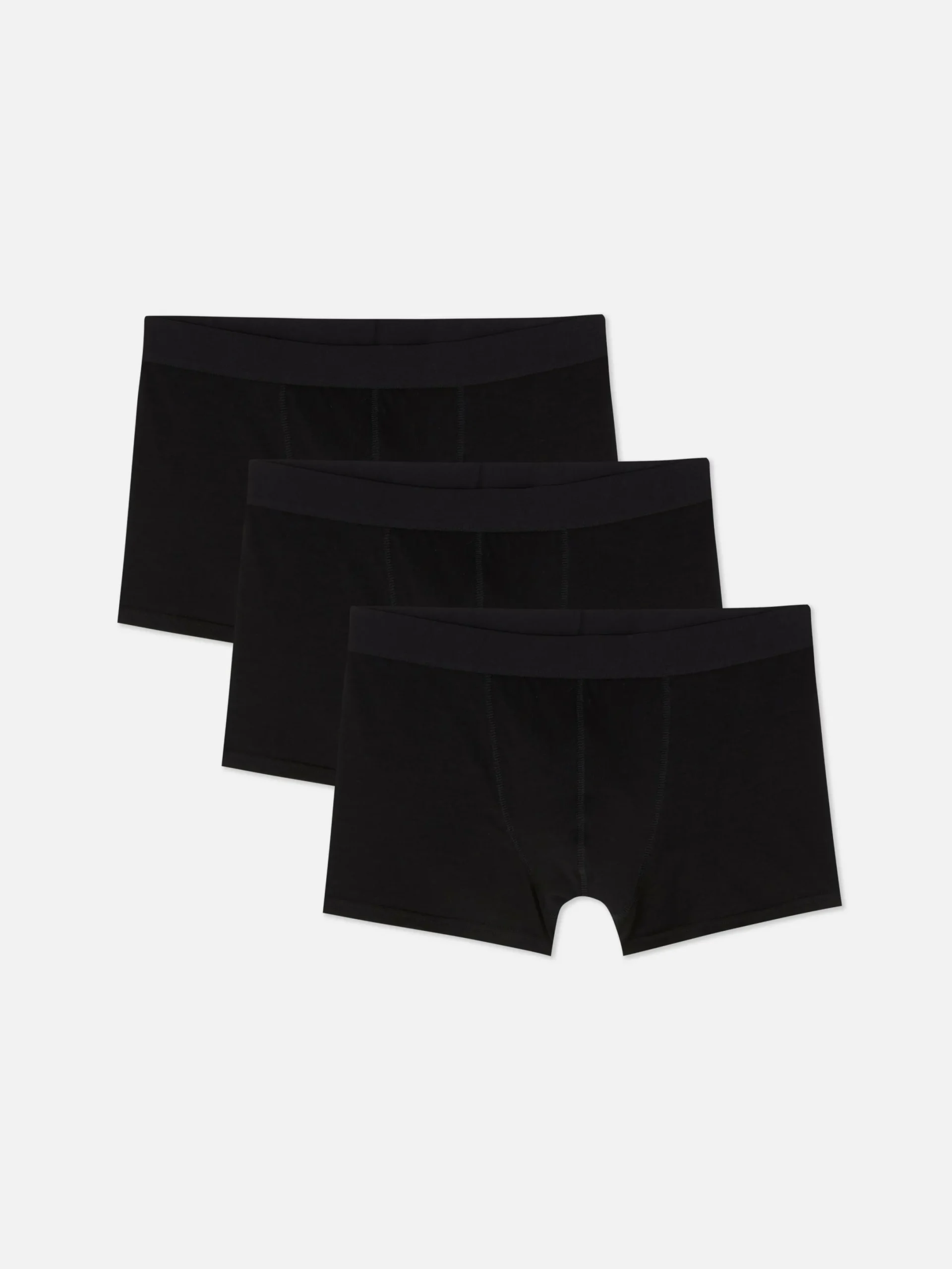 Sous-Vêtements|Primark Lot De 3 Boxers Essentiels Noir