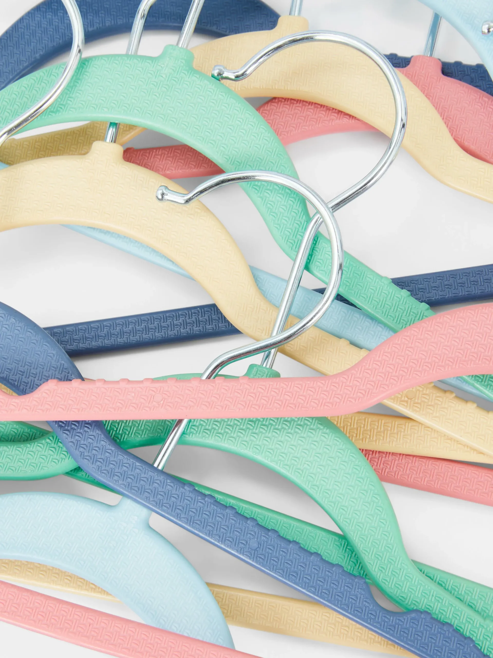 Solutions De Rangement Murales Et Cintres|Primark Lot De 10 Cintres Colorés Pour Enfants Multicolore