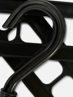 Solutions De Rangement Murales Et Cintres|Primark Lot De 3 Cintres Compacts Noir