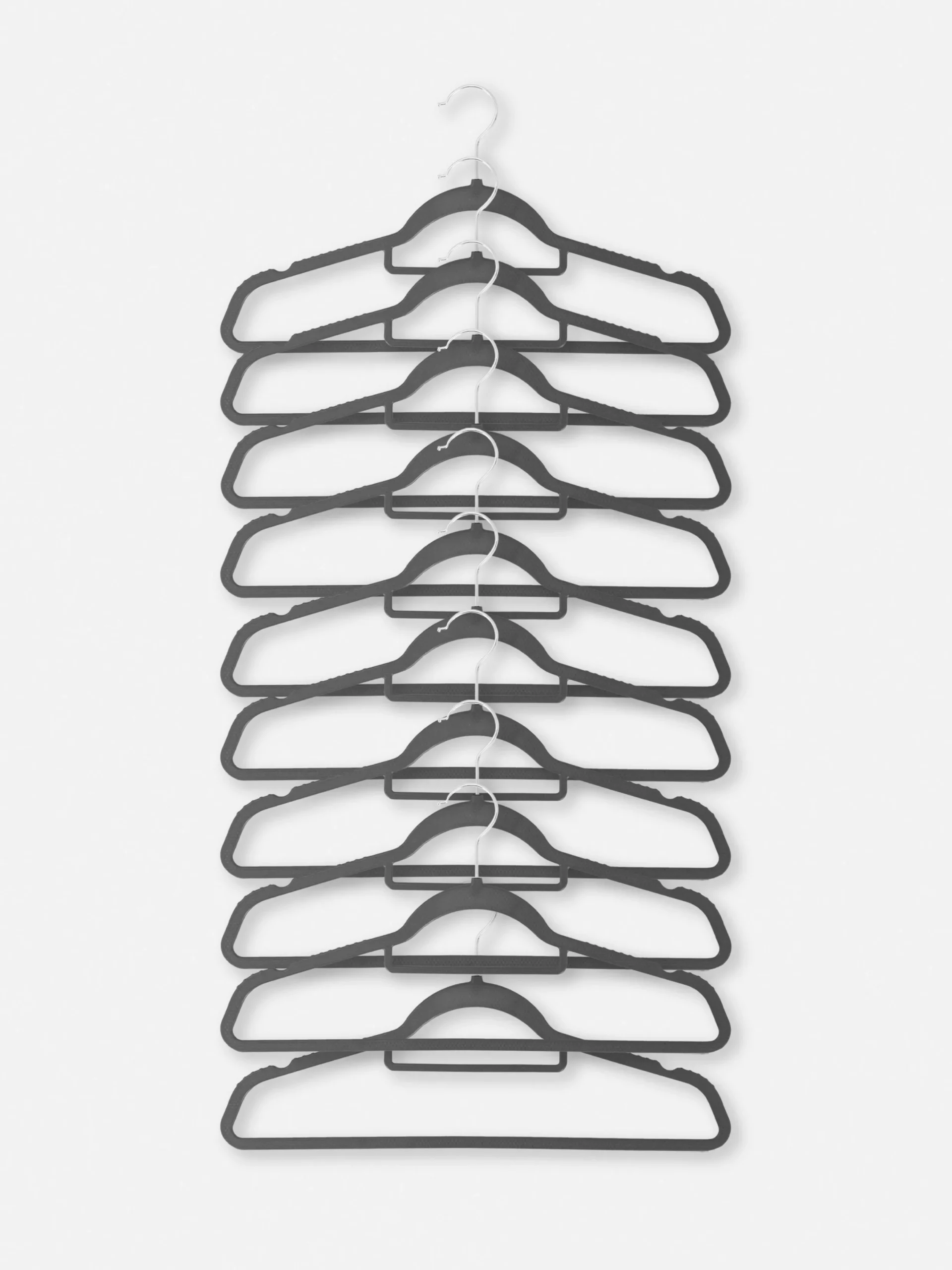Solutions De Rangement Murales Et Cintres|Primark Lot De 10 Cintres Pour Vêtements Noir
