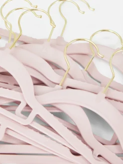 Solutions De Rangement Murales Et Cintres|Primark Lot De 10 Cintres Pour Vêtements Rose poudré