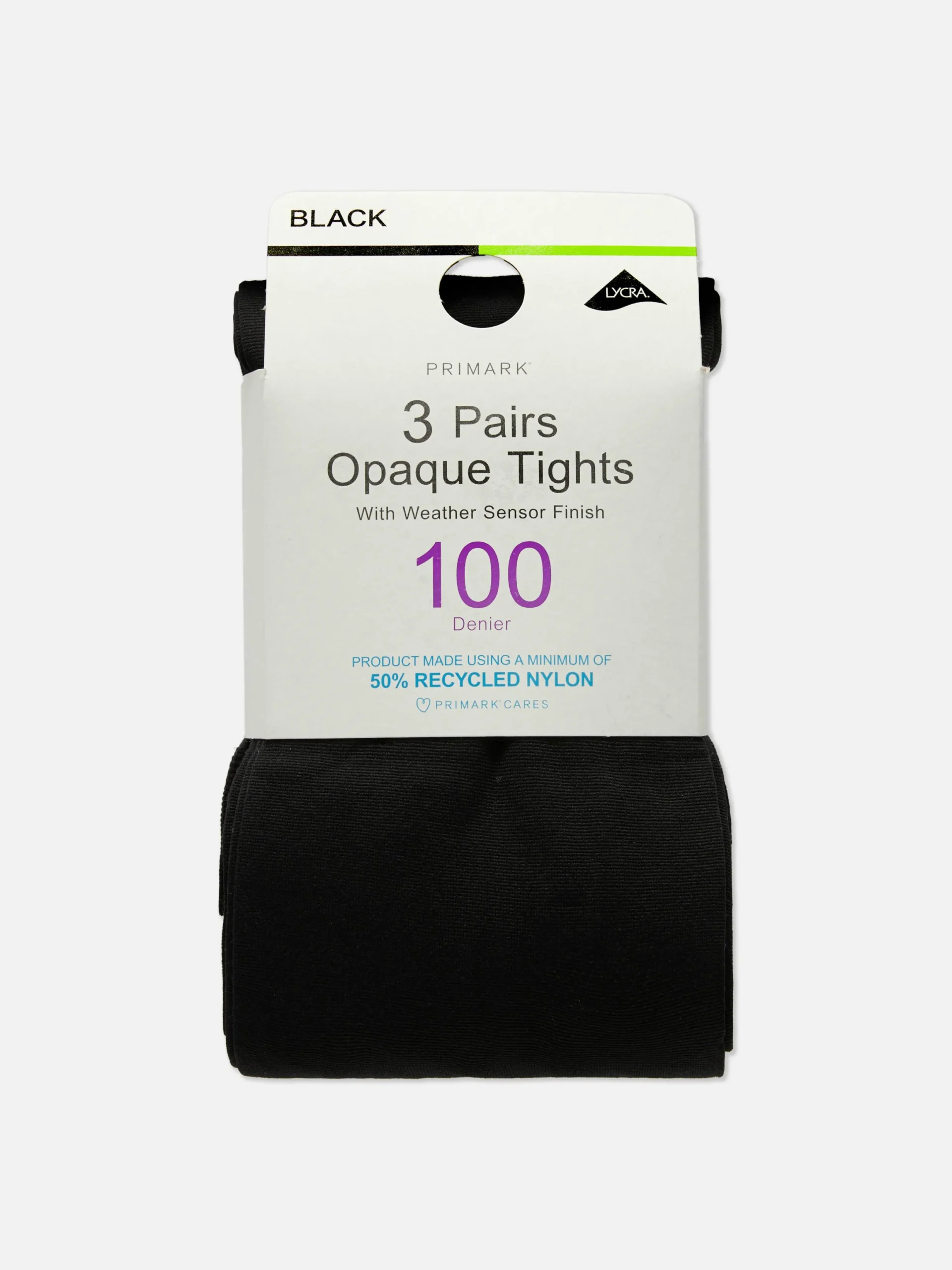 Collants|Primark Lot De 3 Collants Opaques 100 Deniers Noir
