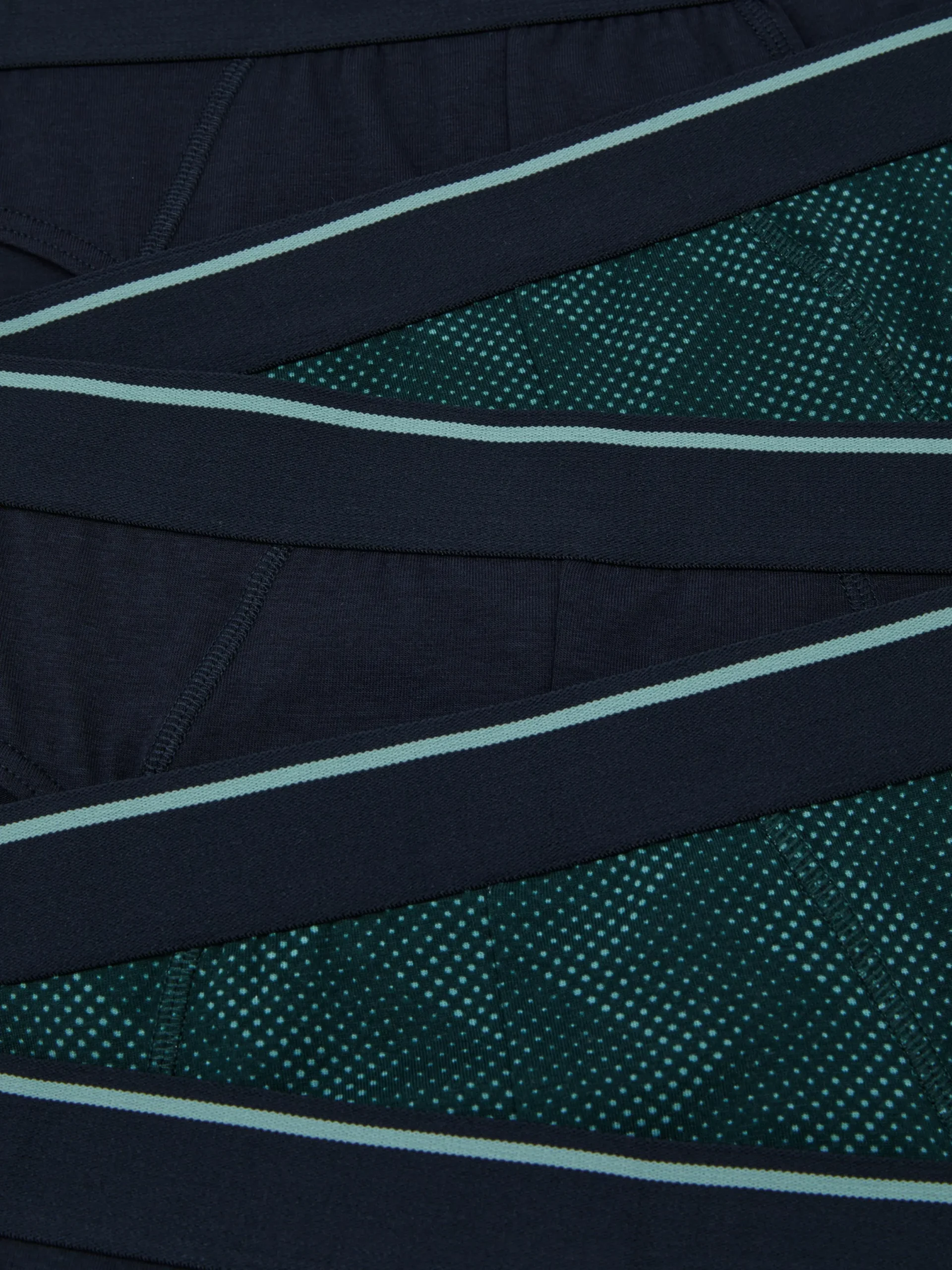 Sous-Vêtements|Primark Lot De 5 Culottes En Mélange De Coton Vert foncé