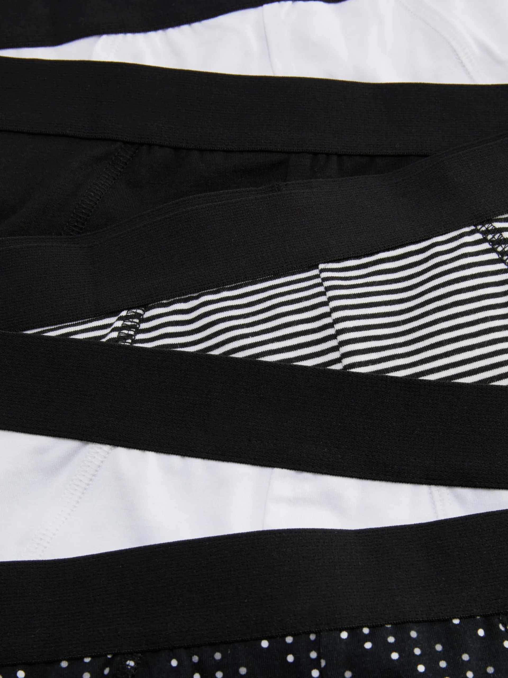 Sous-Vêtements|Primark Lot De 5 Culottes Variées Noir