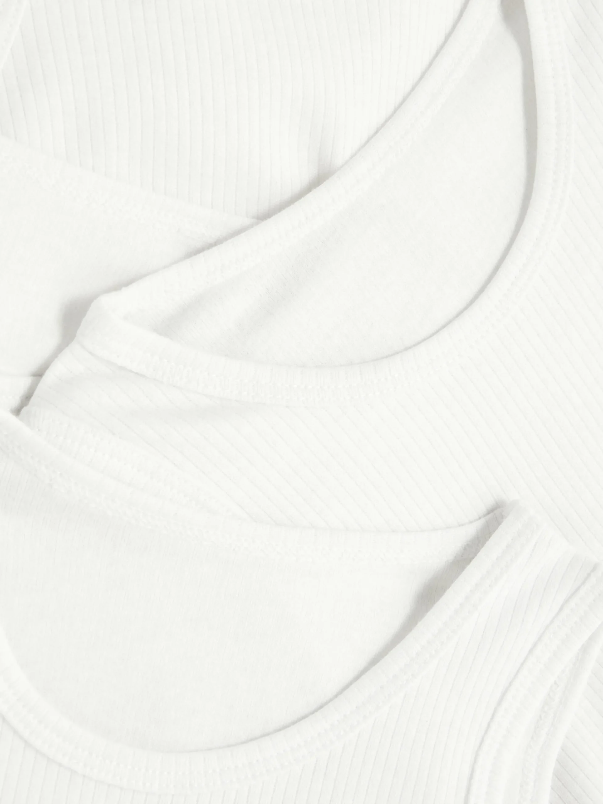 Sous-Vêtement|Primark Lot De 4 Débardeurs Thermiques Blanc