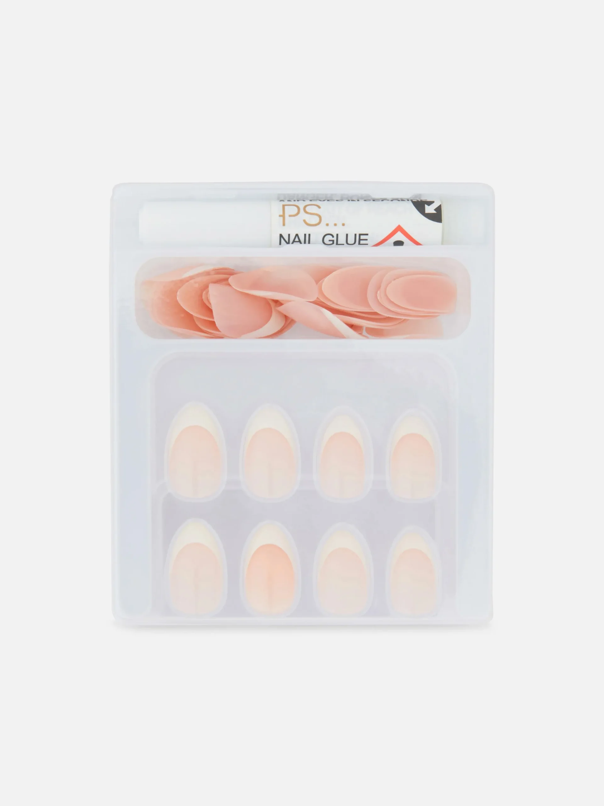 Faux Ongles|Primark Lot De 36 Faux Ongles Glossy En Amande PS... Nude