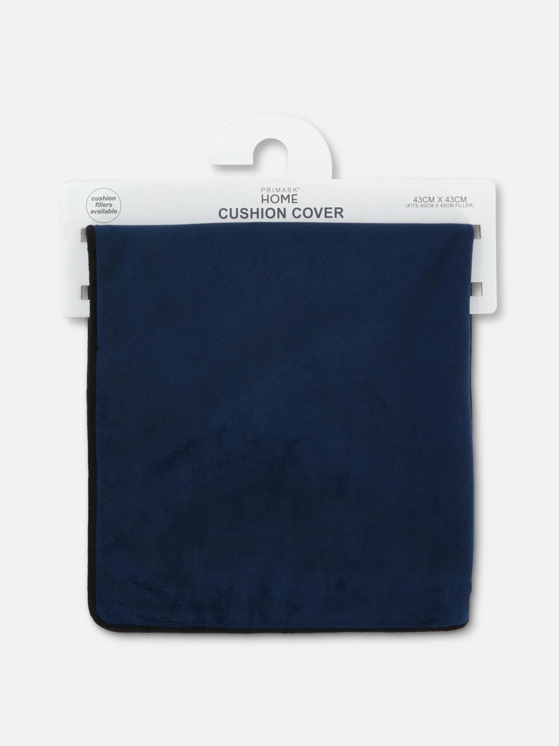 Coussins Et Housses De Coussins|Primark Lot De 2 Housses De Coussin En Velours Bleu marine