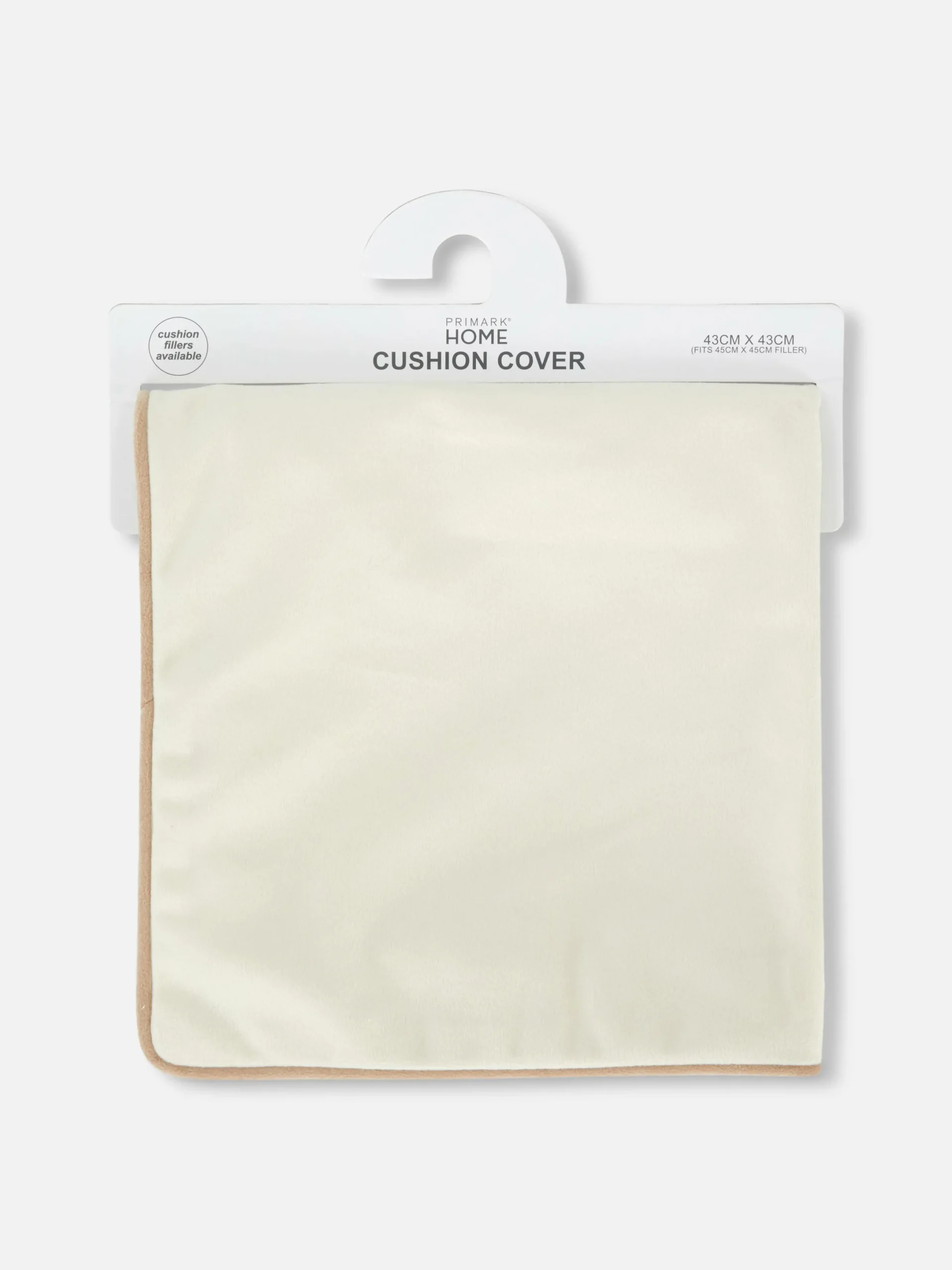 Coussins Et Housses De Coussins|Primark Lot De 2 Housses De Coussin En Velours Naturel