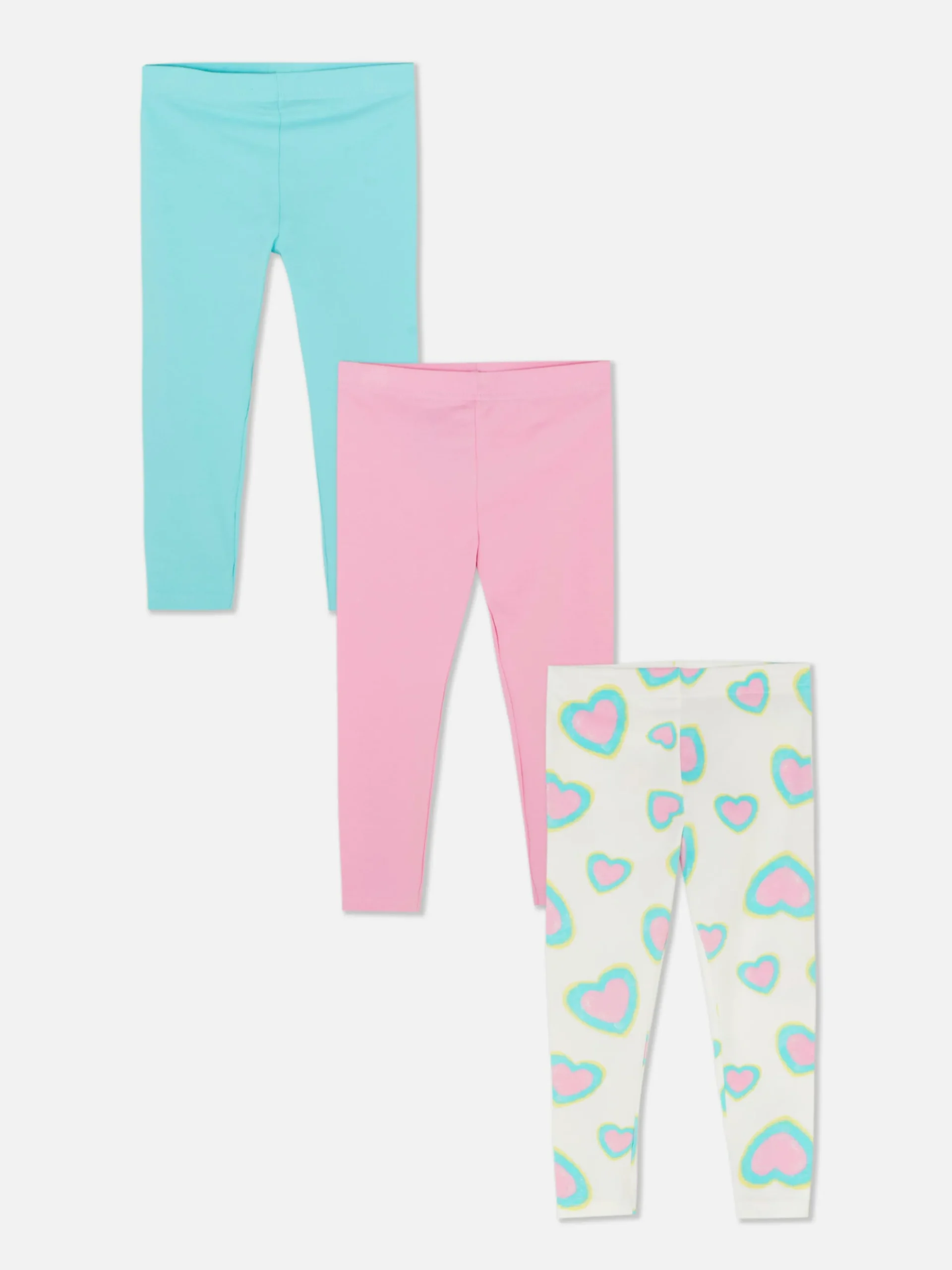 Pantalons Et Leggings|Primark Lot De 3 Leggings à Motifs Variés Multicolore